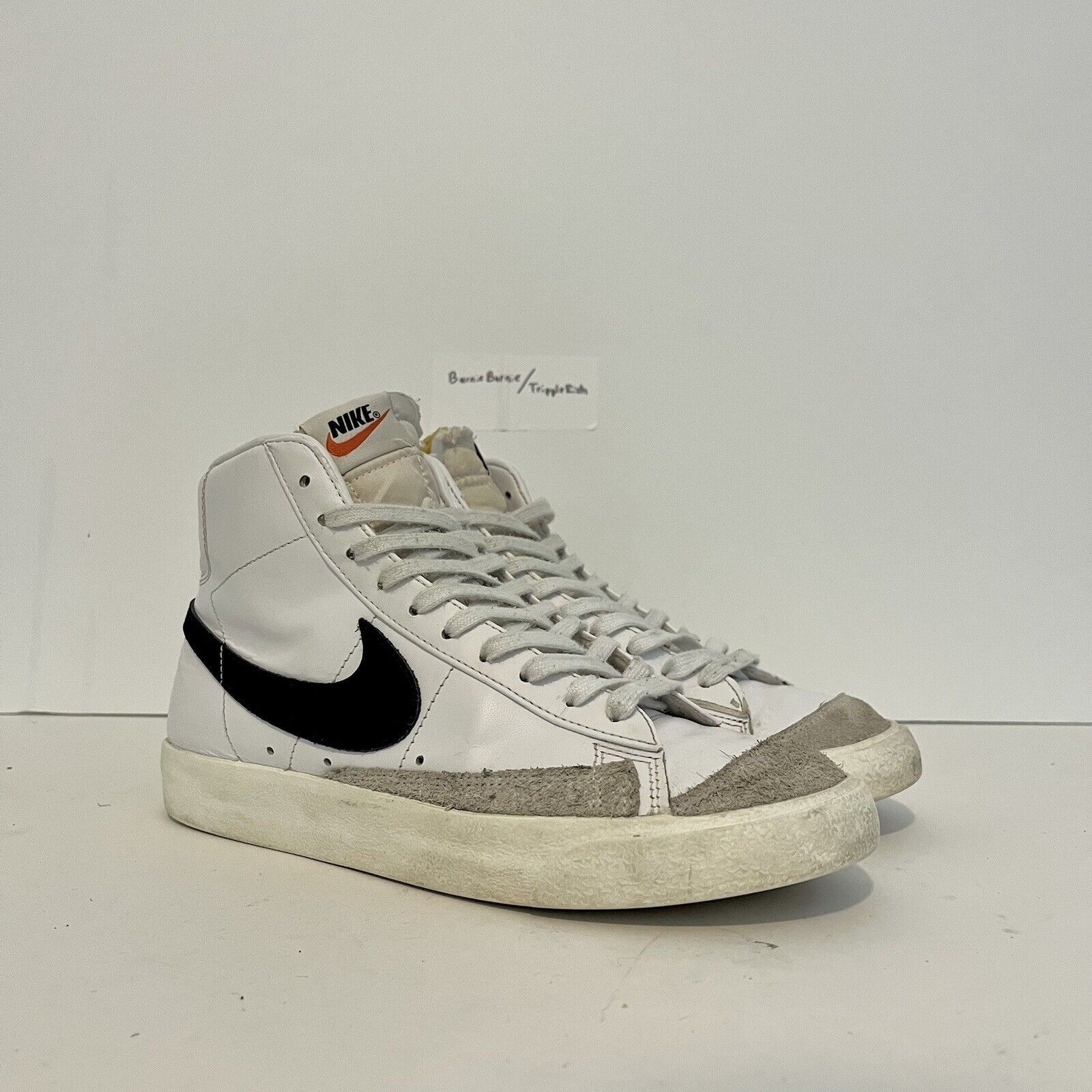 Nike 2021 Nike Blazer Mid 77 Vintage Leather CZ1055-100 Wmns 10 Size US 10 / IT 40 - 3 Thumbnail