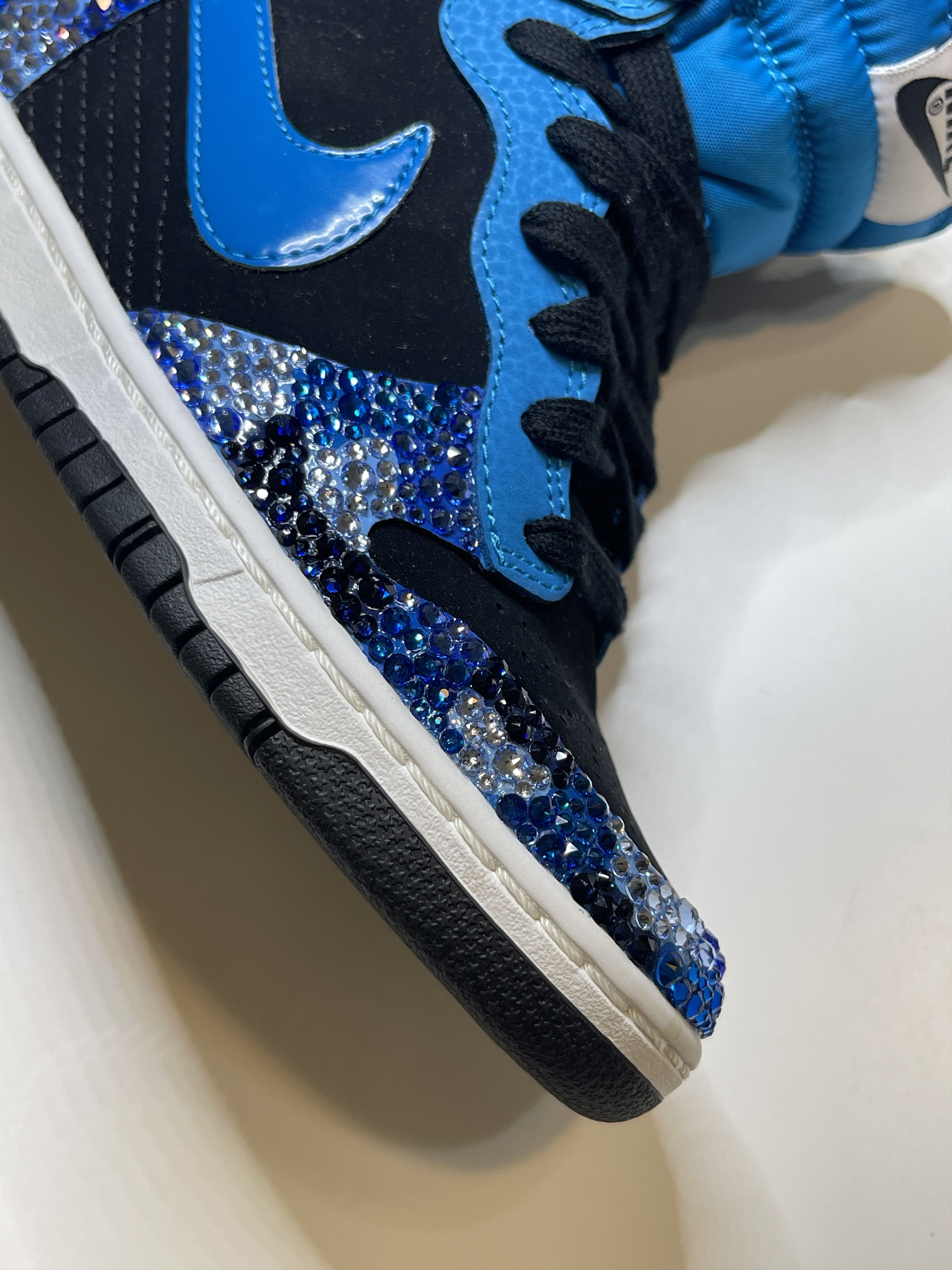 Nike Swarovski Crystal Camo Nike Dunk Sky Hi Wedge Size US 5.5 / IT 35.5 - 4 Thumbnail