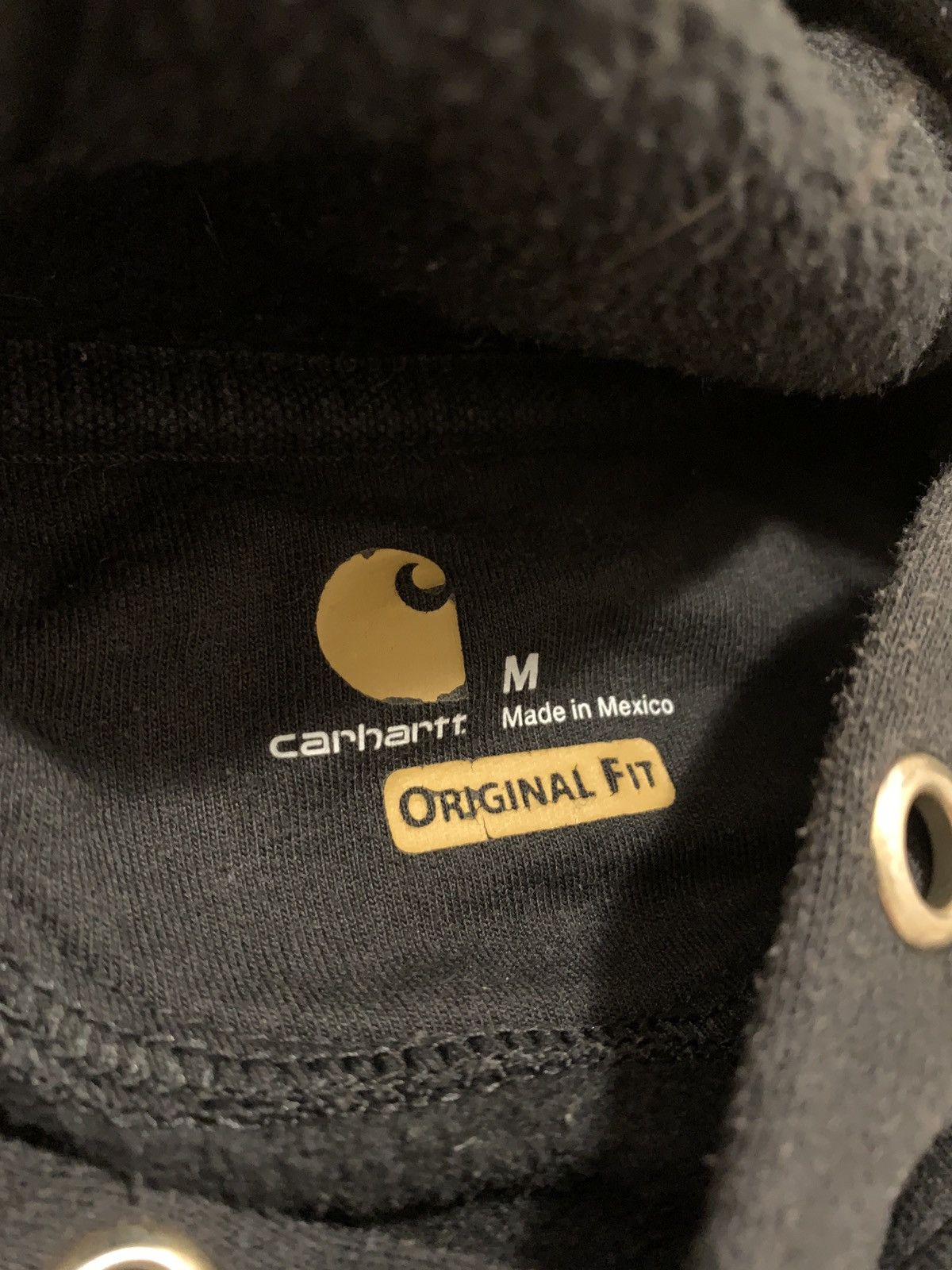 Carhartt Carhartt K121 Original Fit Black Hooded Sweatshirt Size US M / EU 48-50 / 2 - 4 Thumbnail