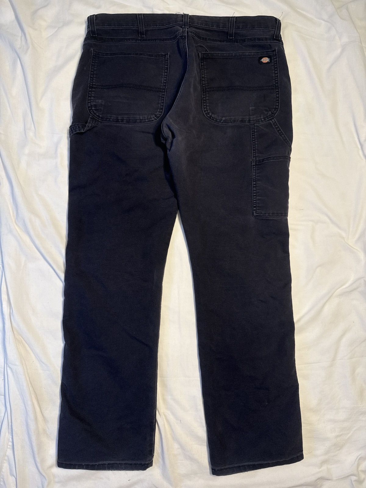 Dickies Vintage Dickies Black Faded Carpenter Work Pants Size US 36 / EU 52 - 3 Thumbnail