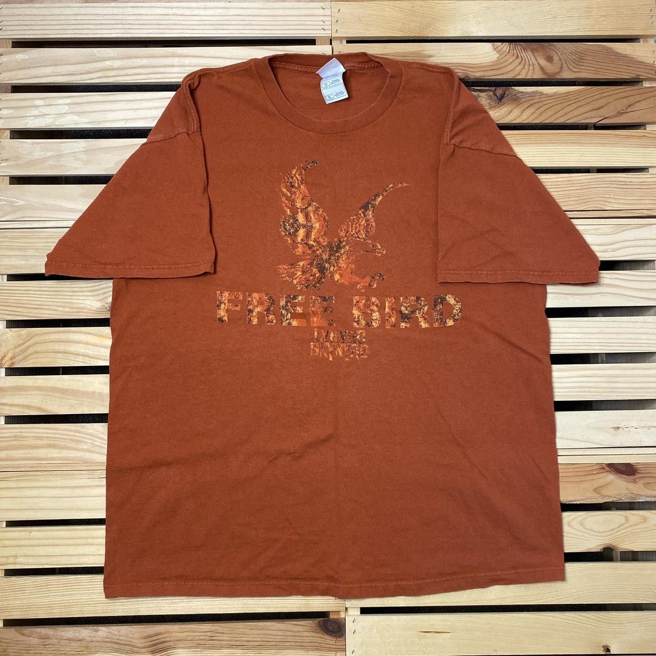 Fruit Of The Loom Vintage Lynyrd Skynyrd Free Bird Tan Band Tee Size XL Size US XL / EU 56 / 4 - 1 Thumbnail