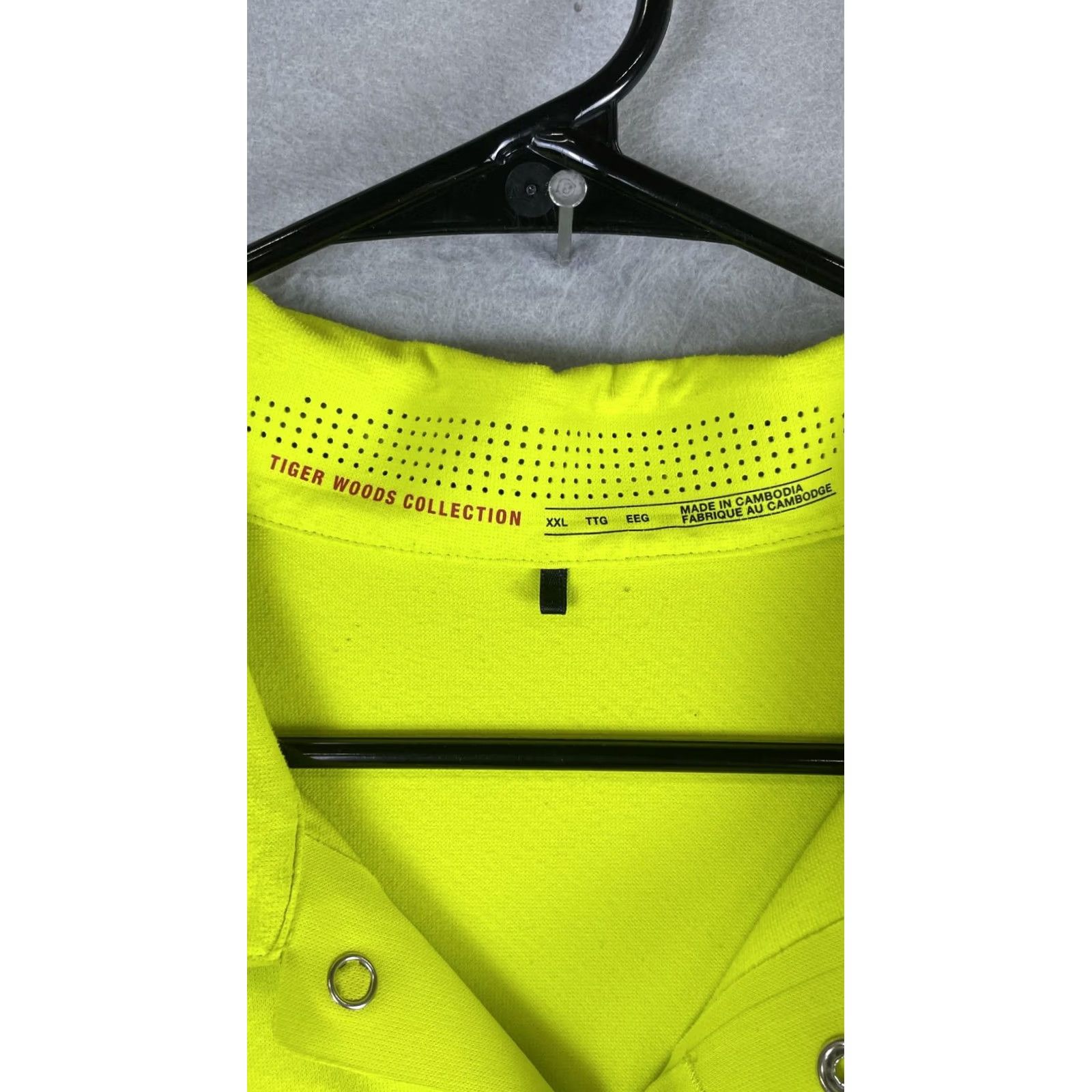 Nike Nike Dri-FIT Tiger Woods Polo Shirt Mens 2XL Yellow Golf Short Sleeve Size US XXL / EU 58 / 5 - 5 Thumbnail