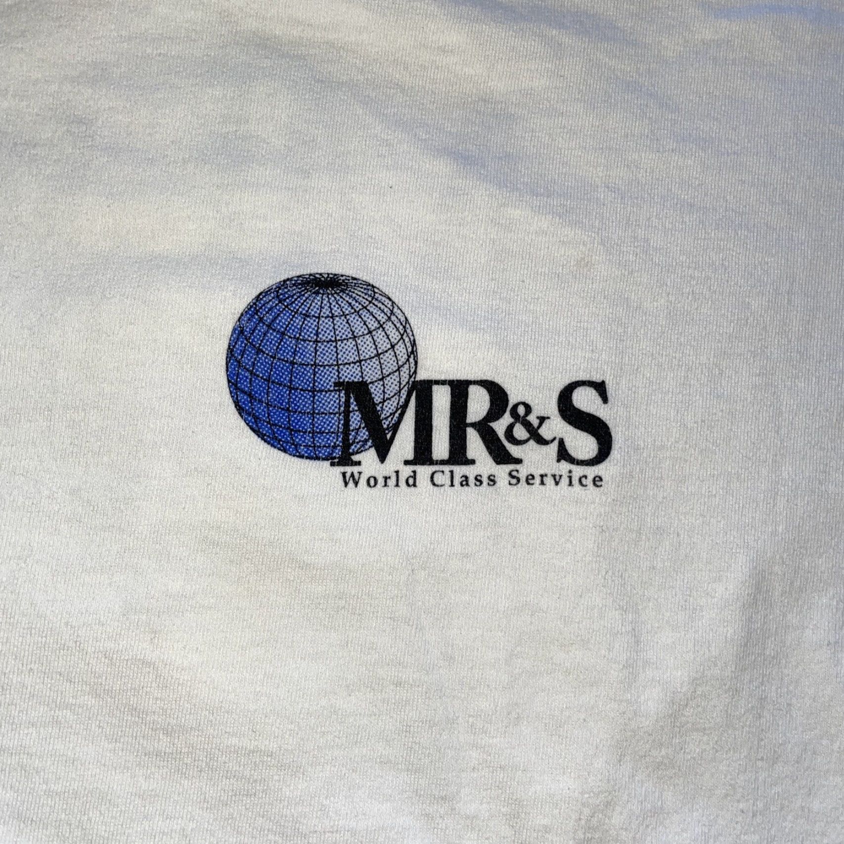 Anvil VTG MRS white Long Sleeve Shirt Mens XL USA Button-Up Size US XL / EU 56 / 4 - 3 Thumbnail
