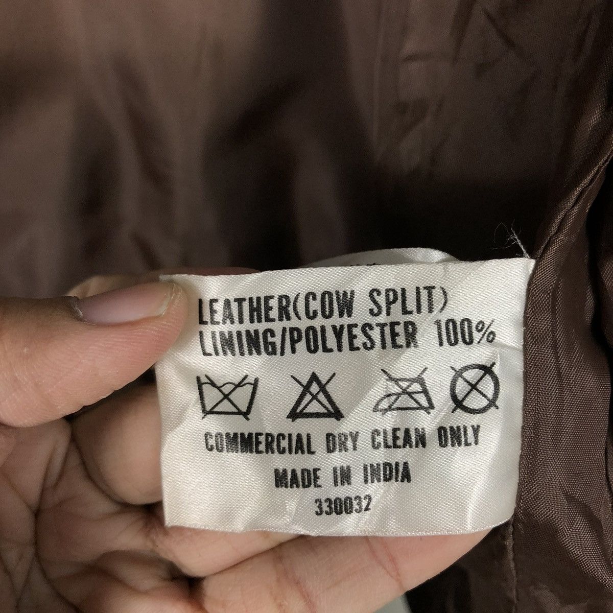 Japanese Brand 🔥VINTAGE GENUINE LEATHER JACKET COW SPLIT ISSEY MIYAKE Size US L / EU 52-54 / 3 - 20 Thumbnail