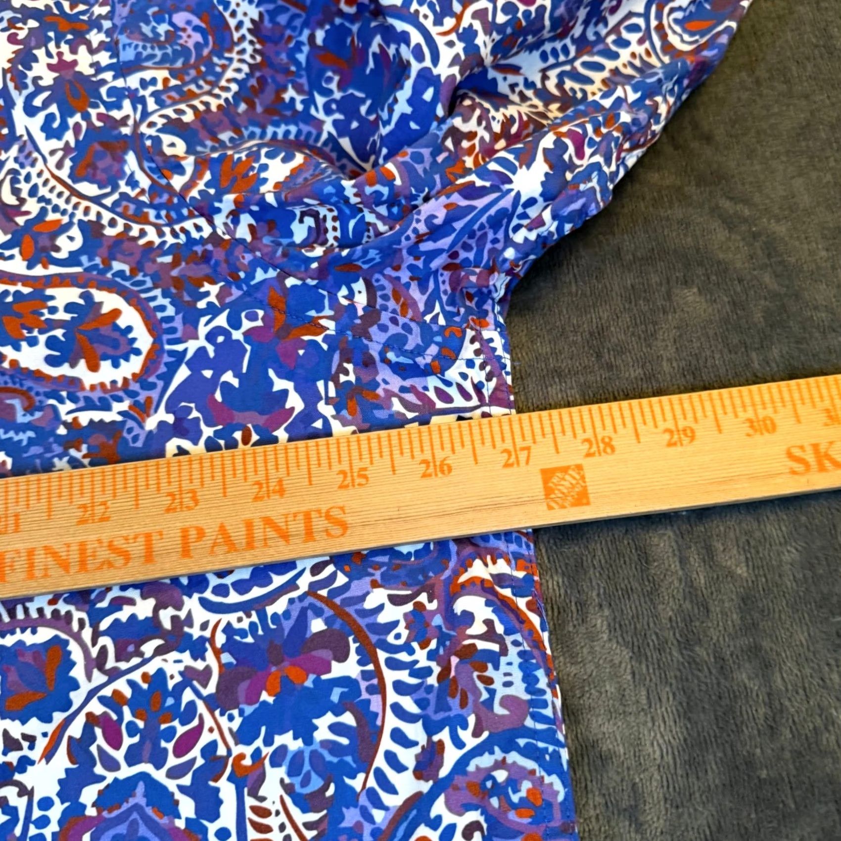 Cremieux Cremieux Button-Up Shirt Paisley Multicolor Long Sleeve 2XT Mens NWT 54 Chest Tall Man Stretch Cotton All Seasons Casual Party/Cocktail Size US XXL / EU 58 / 5 - 7 Thumbnail