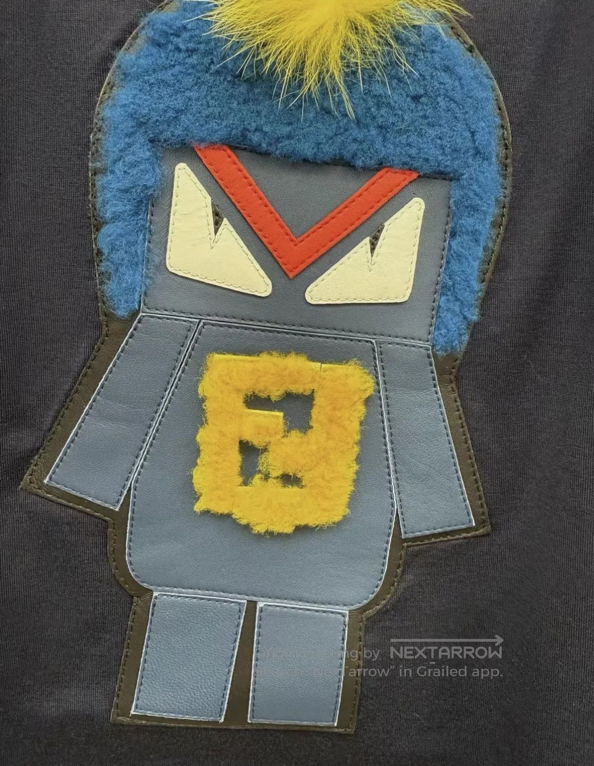 Fendi Black Short Sleeve Graphic T. Size US S / EU 44-46 / 1 - 3 Thumbnail