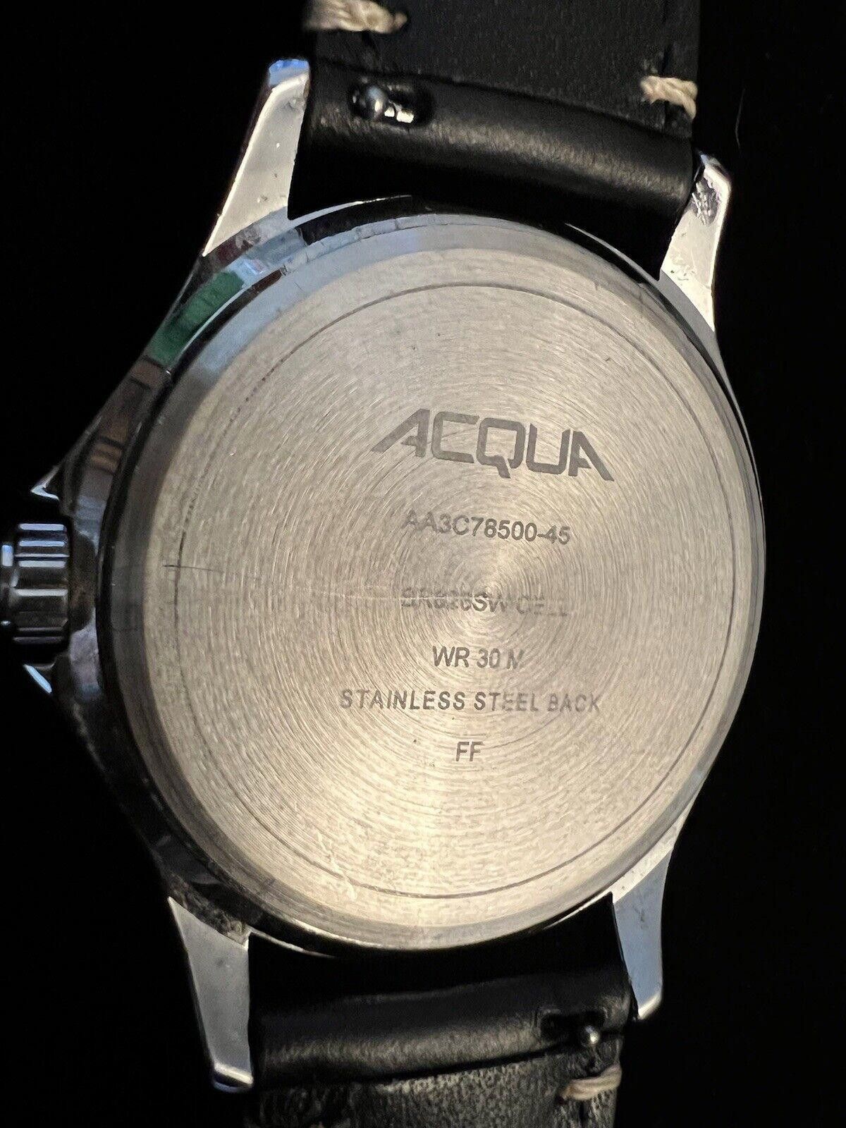 Aquascutum Vintage ACQUA Quartz Men's Watch New Band New Battery Size ONE SIZE - 6 Thumbnail