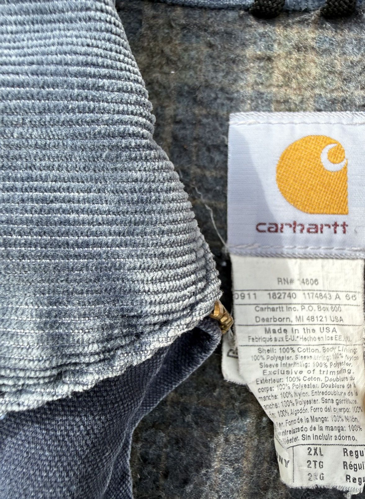 Carhartt Vintage Carhartt Detroit Jacket Size US XXL / EU 58 / 5 - 5 Thumbnail