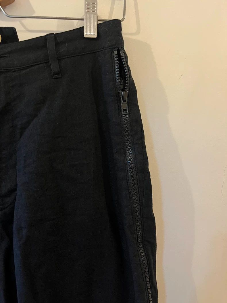 Yohji Yamamoto Yohji Yamamoto Yohji Yamamoto Summer Linen Pants with Zipp Size US 27 - 3 Thumbnail