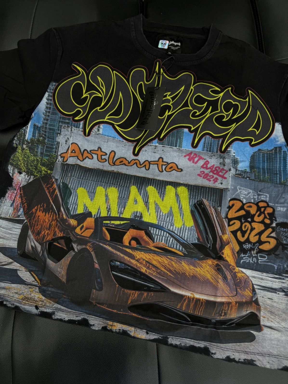 Godspeed Godspeed Miami Lambo Tee Shirt Size XL (NEW) Size US XL / EU 56 / 4 - 5 Thumbnail