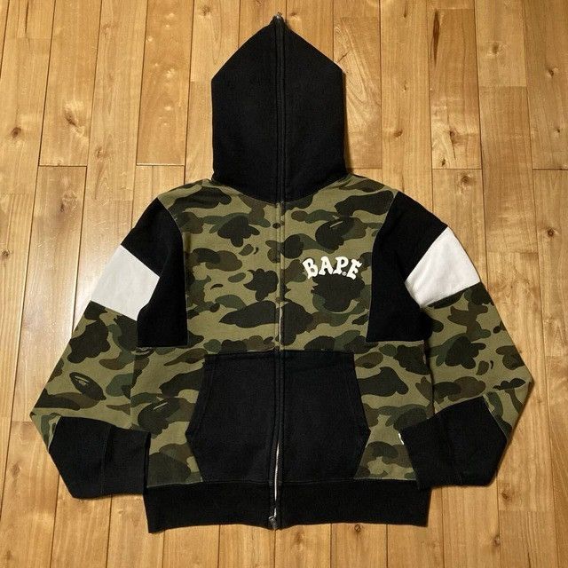 Bape BAPE CAMO Crazy full zip hoodie black a bathing ape Size US M / EU 48-50 / 2 - 2 Thumbnail