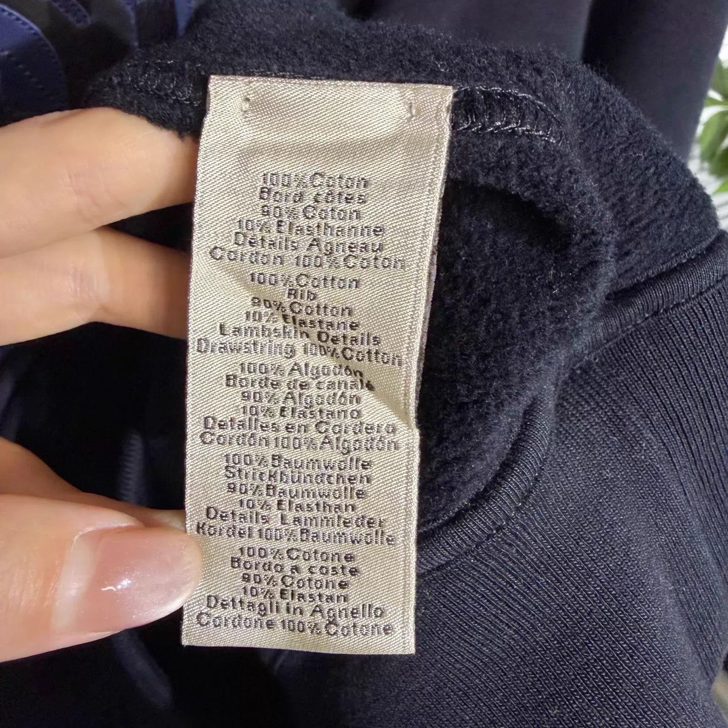 Hermes Hermès Hoodie Navy Blue M Leather Patch Embroidered Size US M / EU 48-50 / 2 - 4 Thumbnail