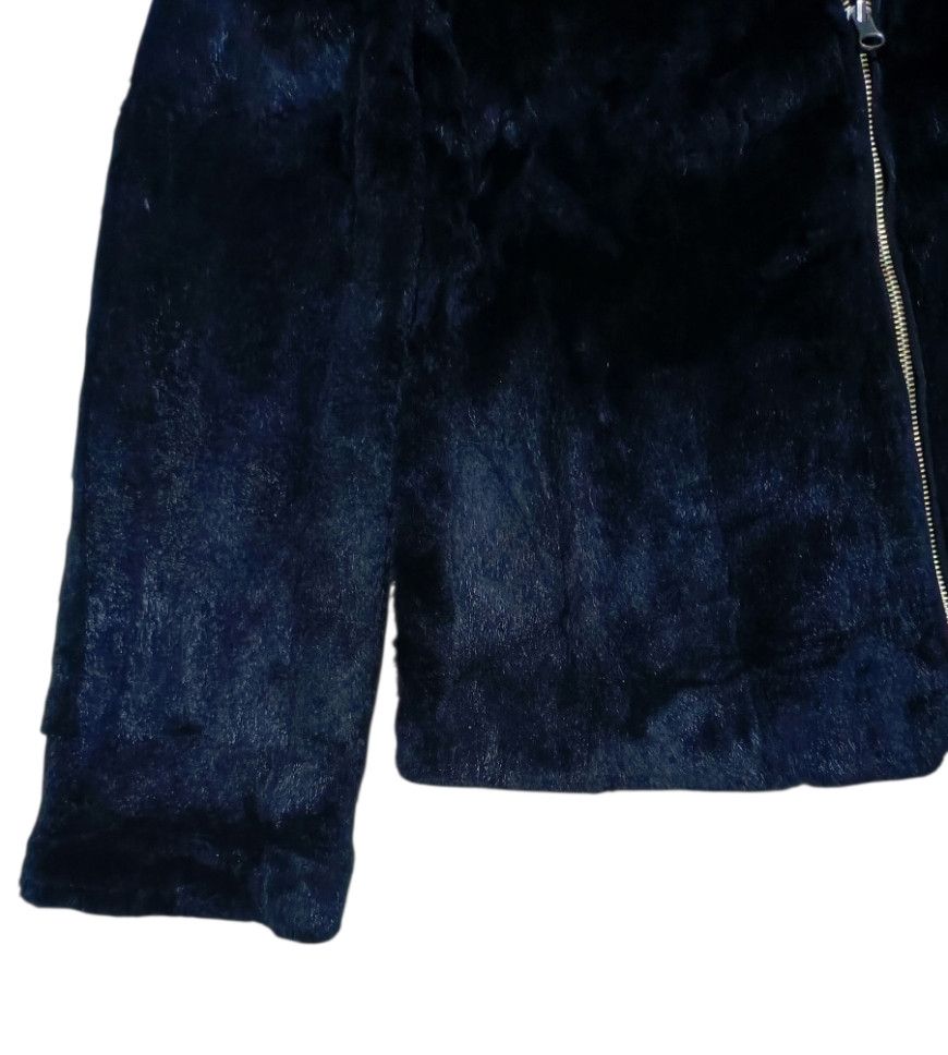 If Six Was Nine DAS.IST Hairy black skin Leather Jacket Size M / US 6-8 / IT 42-44 - 7 Thumbnail