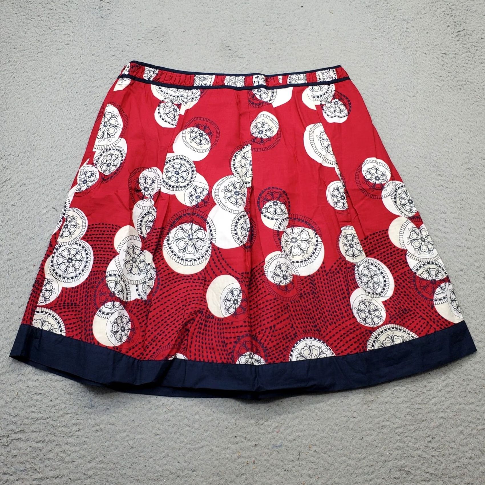 Talbots Talbots A-Line Skirt Women Petites 12W Multi Floral Elastic Waist Lined Side Zip Shirt Womens Skirt 12W Multicolor Spring Summer Shorts? Size 34" / US 12 / IT 48 - 2 Thumbnail