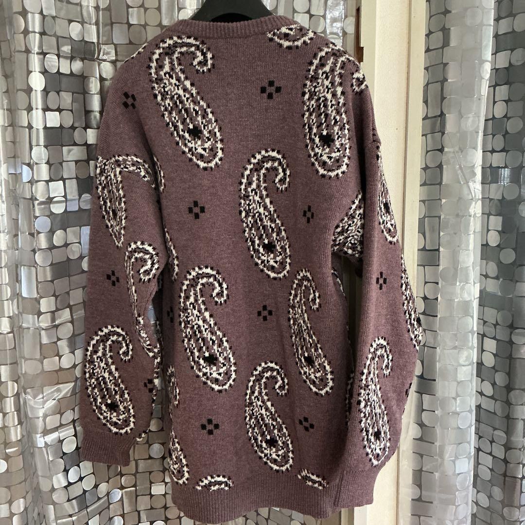 Raf Simons AW04 Waves Paisley Sweater Size US M / EU 48-50 / 2 - 2 Thumbnail