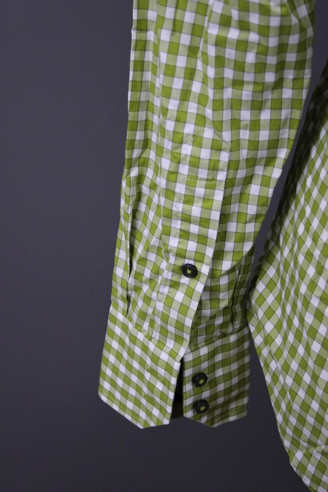 Hugo Boss Hugo Boss Slim Fit Button Down Green Shirt Size 38 / 15 Size US L / EU 52-54 / 3 - 11 Thumbnail