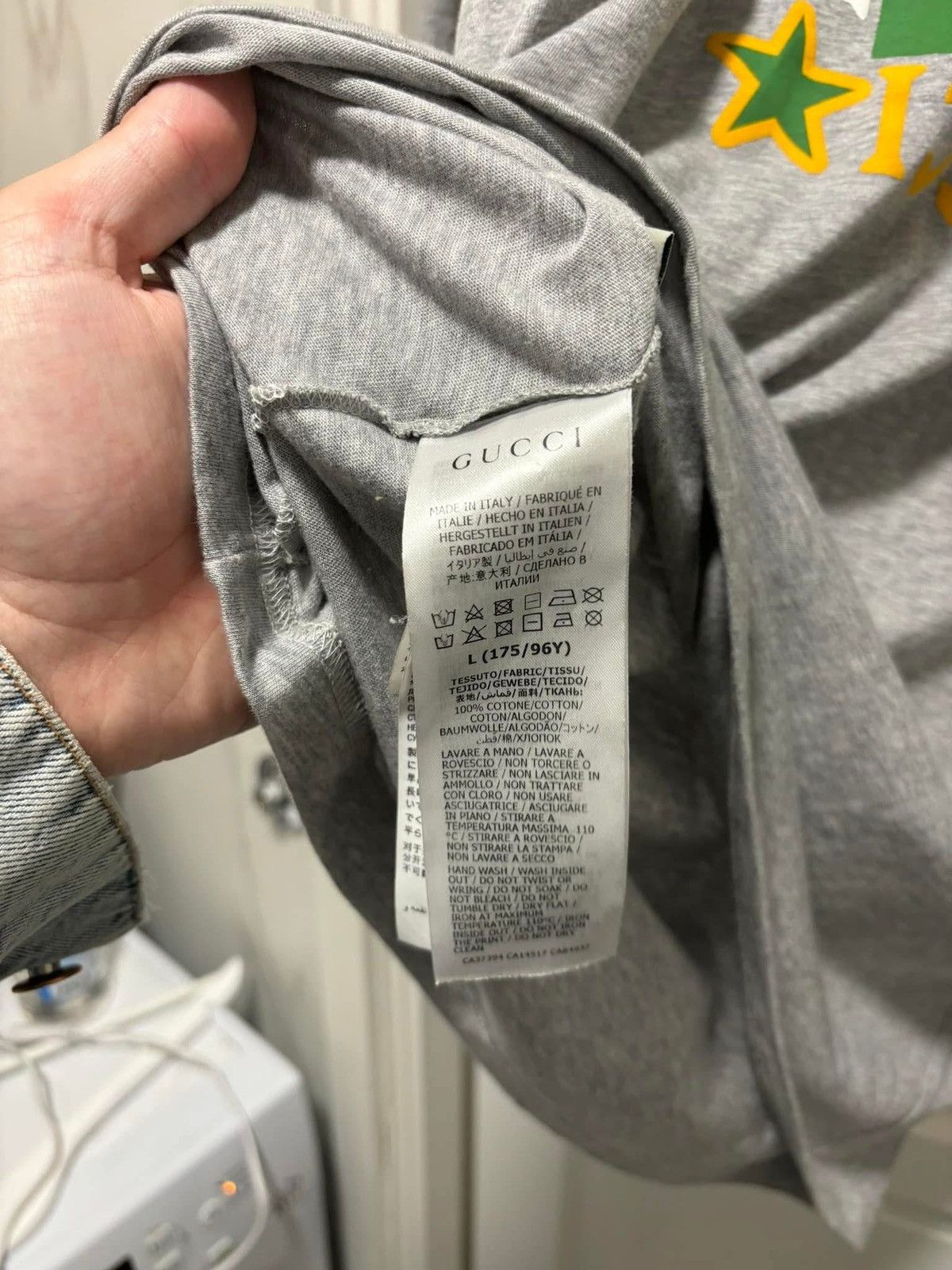 Gucci Gucci logo tee Size US L / EU 52-54 / 3 - 6 Thumbnail