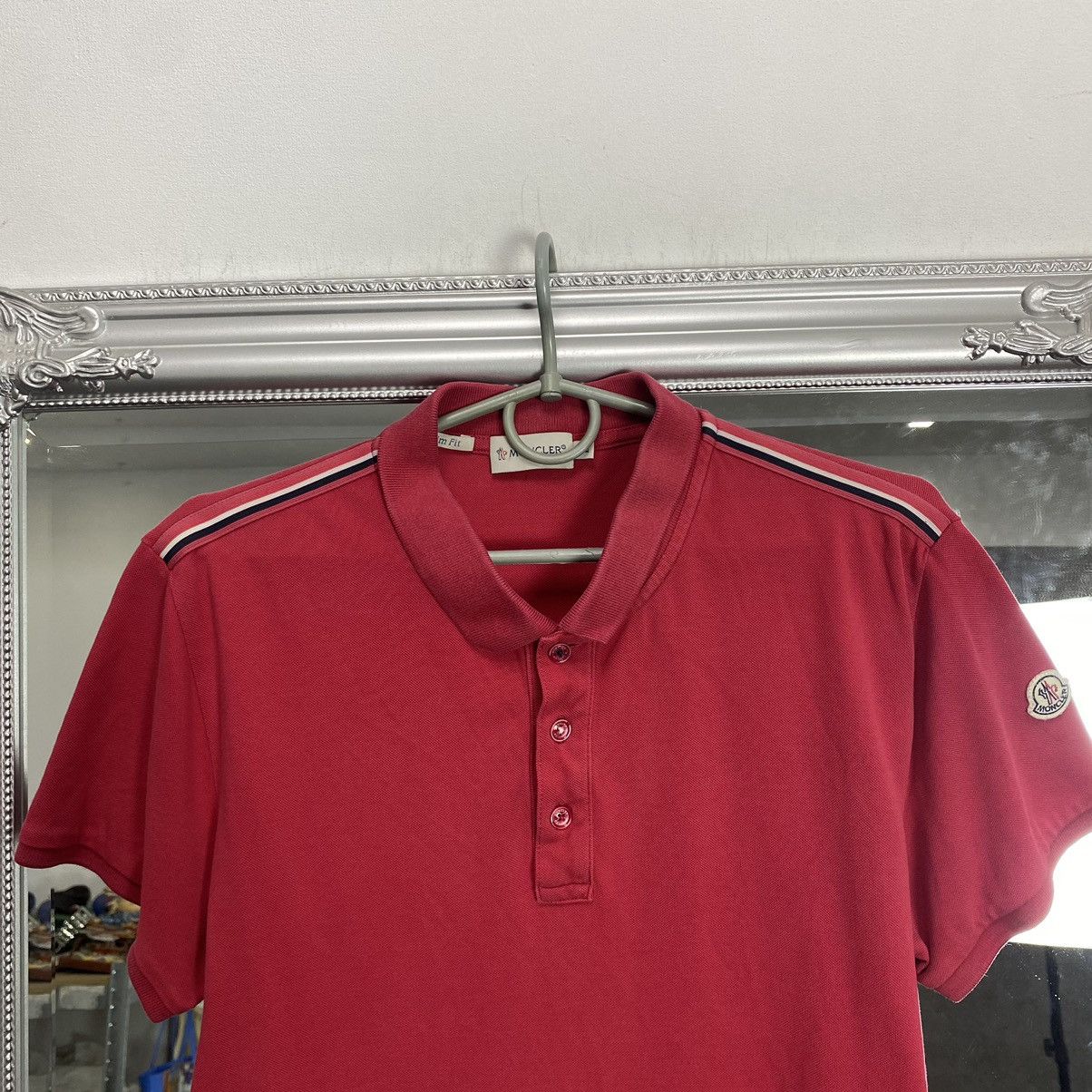 Moncler Moncler Polo T-Shirt Size US L / EU 52-54 / 3 - 2 Thumbnail
