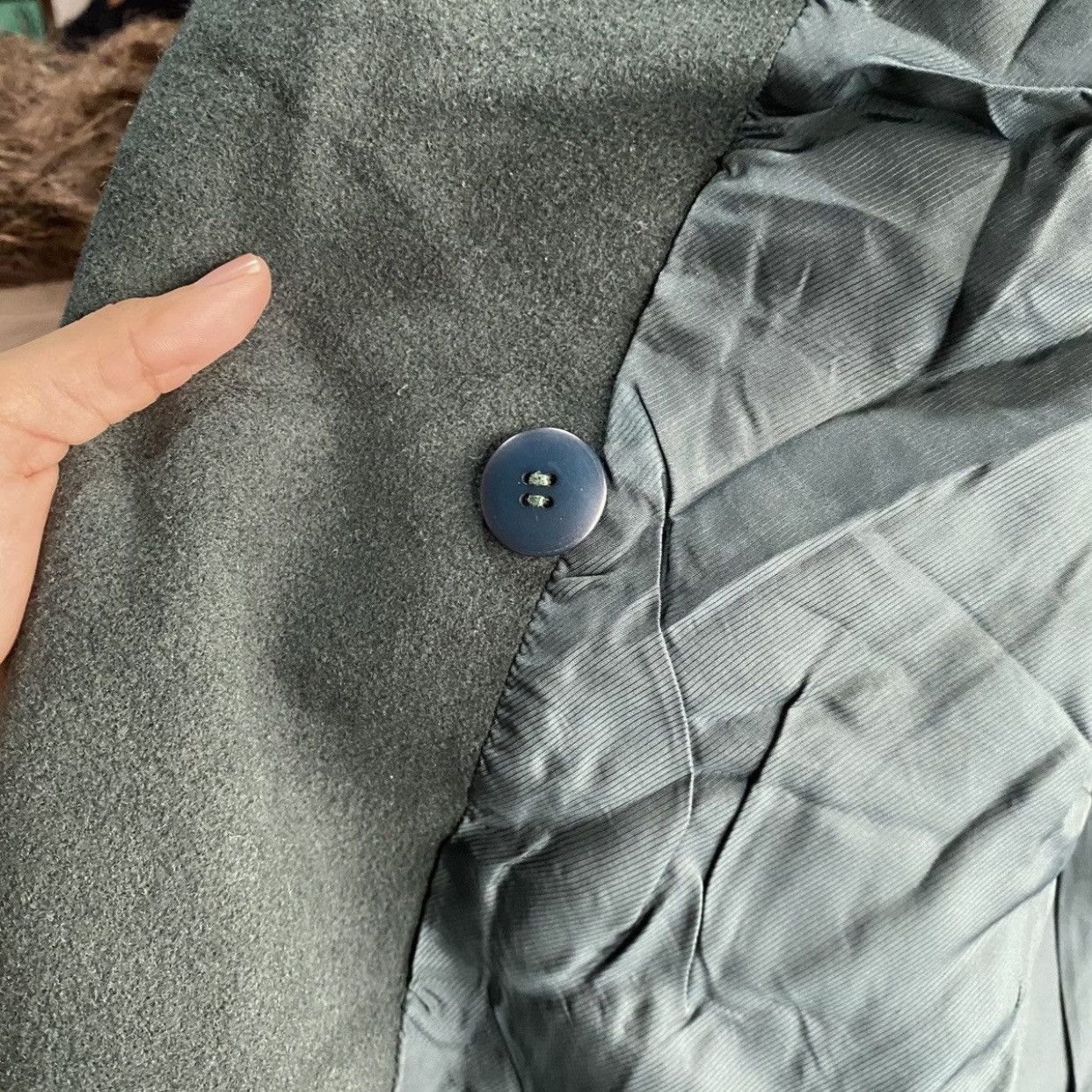 Burberry Vintage Burberry 100% Wool Double Breasted Blazer Jacket Size US S / EU 44-46 / 1 - 11 Thumbnail