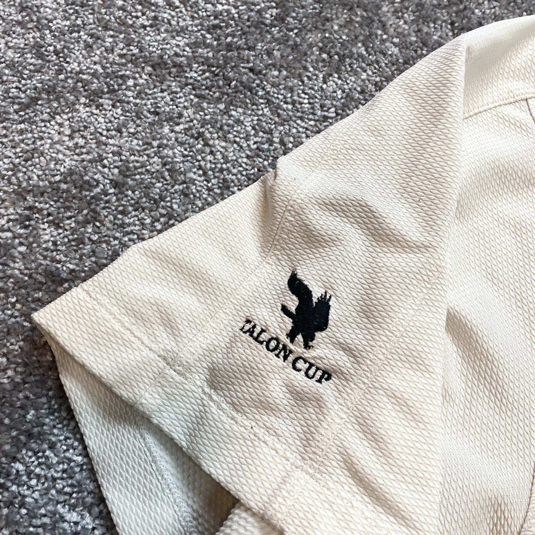 Nike Nike Golf Polo Shirt Mens XL White Textured Collared Shady Canyon Logo Short Sleeve Breathable Lightweight Action Sports Golf Fashion Shirt Size US XL / EU 56 / 4 - 7 Thumbnail
