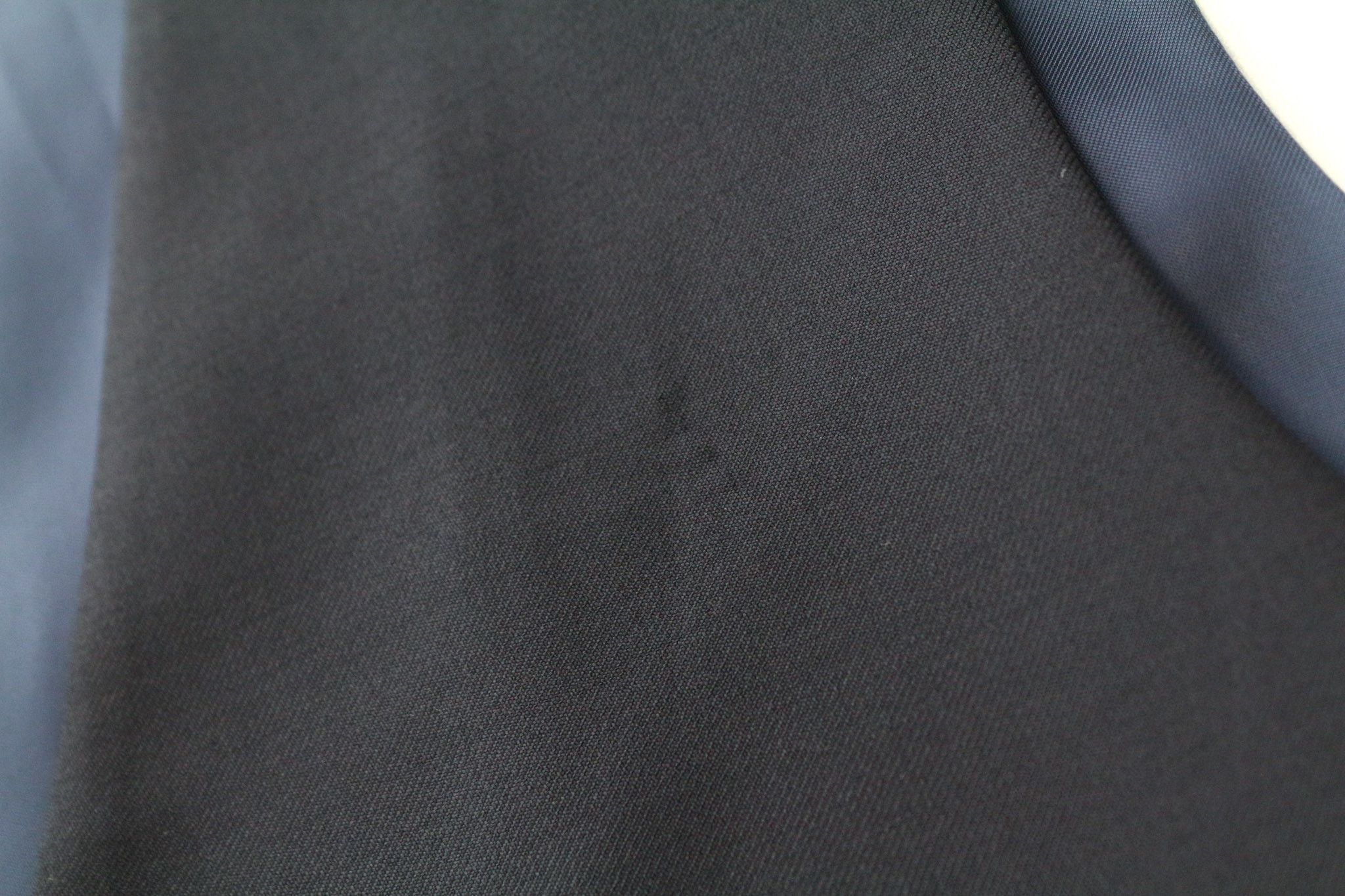 Suitsupply FERRARA UK32R Blue Wool V-Neck Waistcoat 75090 Size 34S - 9 Thumbnail