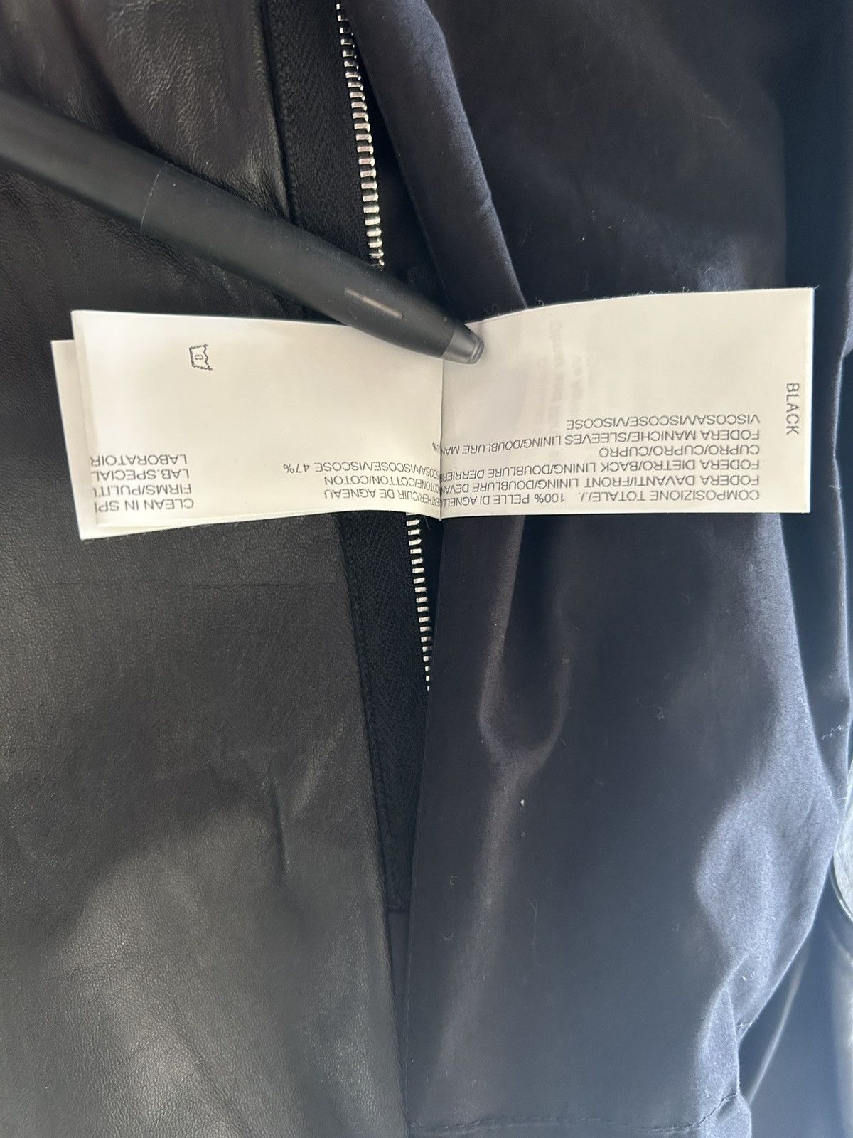 Rick Owens SS15 "Stooges" Leather Jacket Size US S / EU 44-46 / 1 - 14 Thumbnail