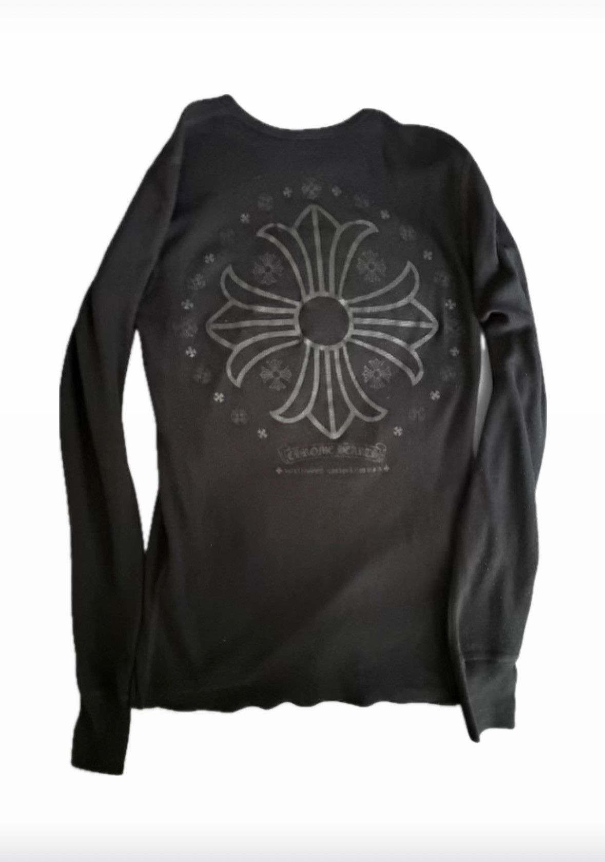 Chrome Hearts Chrome Hearts Tonal Plus Logo Thermal Longsleeve Tshirt Size US XS / EU 42 / 0 - 2 Thumbnail