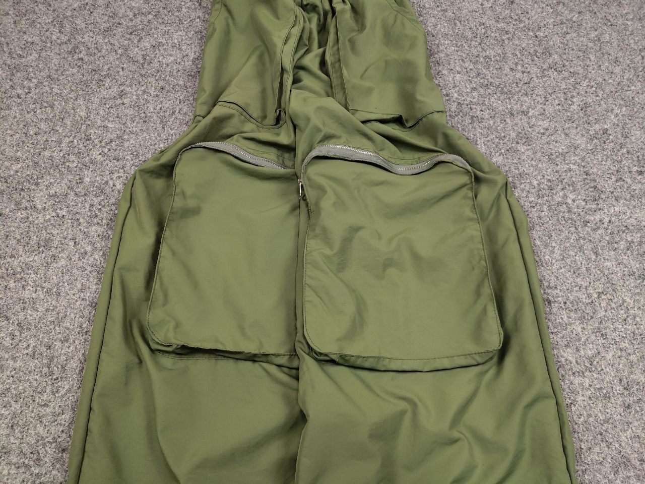 Japanese Brand Vintage Japan Zipper Parachute Cargo Pants Style Y2K Hype Size US 32 / EU 48 - 8 Thumbnail