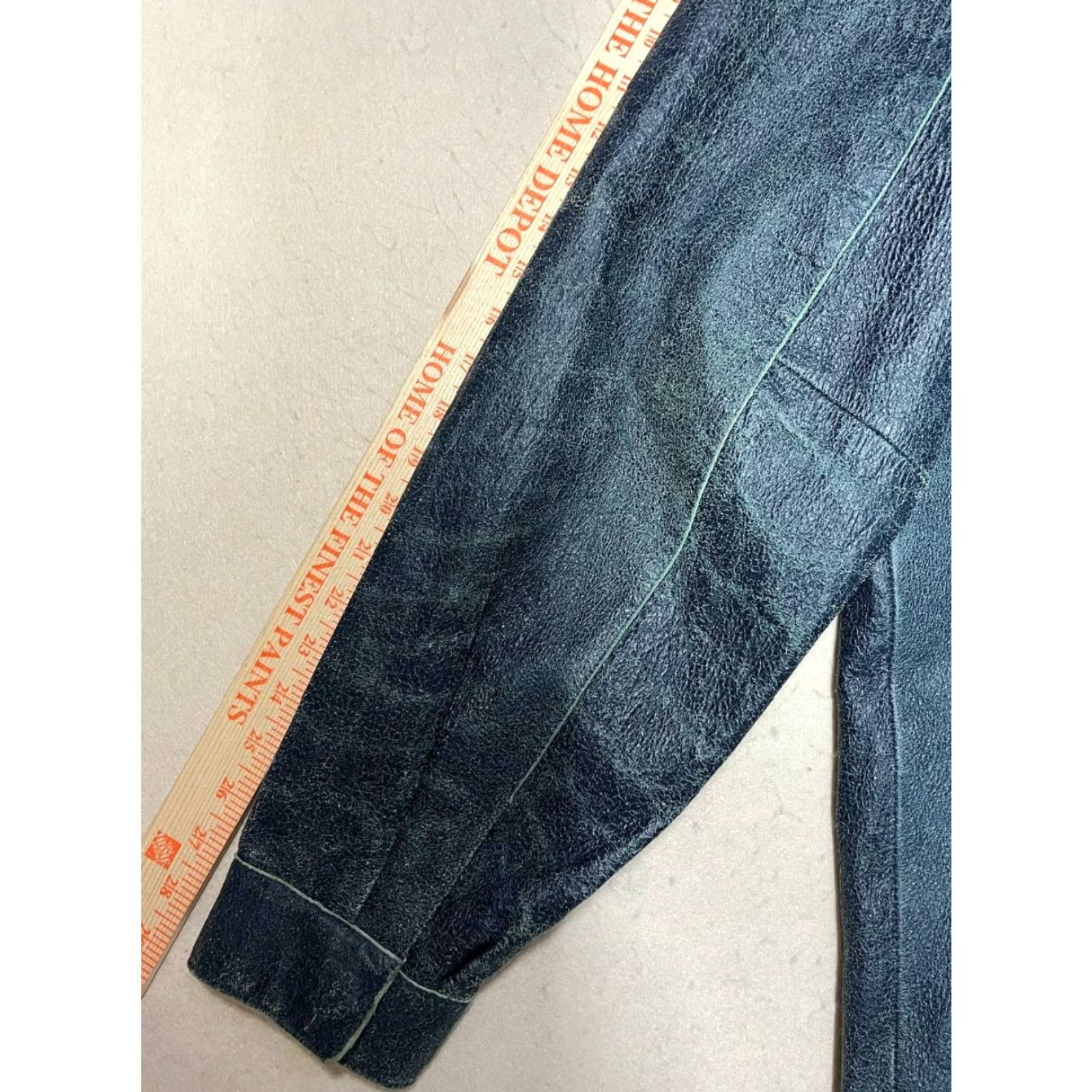 Nike VINTAGE Nike Air Jordan 2000 Leather Jacket Blue 3XL Men Mens Overcoat Leather 100% NIKE AIR JORDAN 2000 Blue Jacket 3XL Size US XXL / EU 58 / 5 - 4 Thumbnail