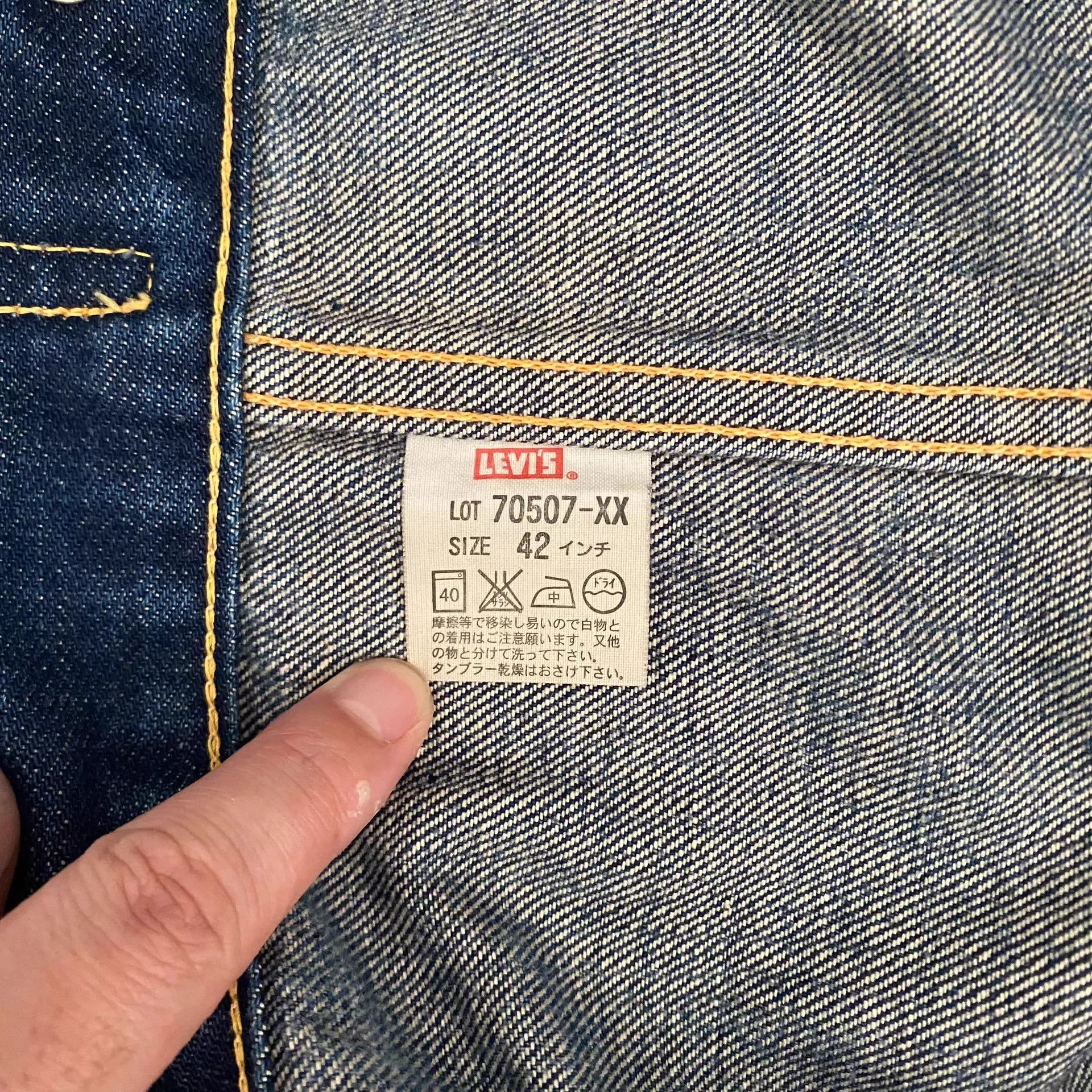 Levi's Levi's Lvc507xx J22 Japan Washed Selvedge Denim Jacket Size US XS / EU 42 / 0 - 8 Thumbnail