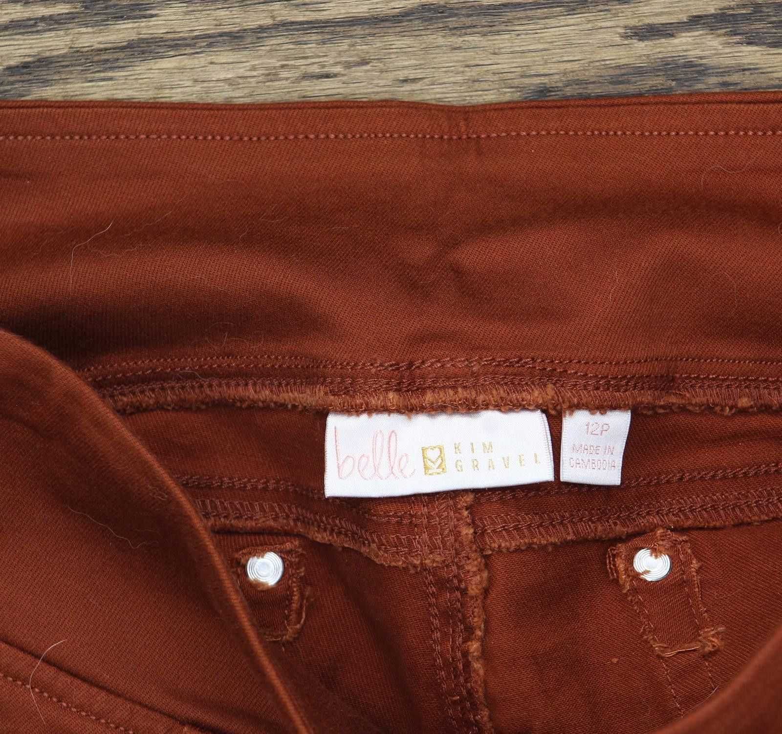 Other Belle By Kim Gravel Baby Jeans Burnt Henna Orange Brown 12p Size 34" / US 12 / IT 48 - 3 Thumbnail