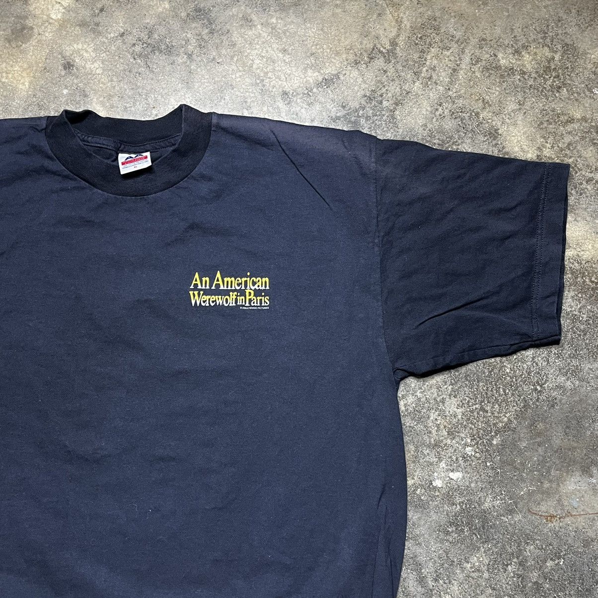 Vintage vintage american werewolf in paris promo tshirt Size US XL / EU 56 / 4 - 6 Thumbnail