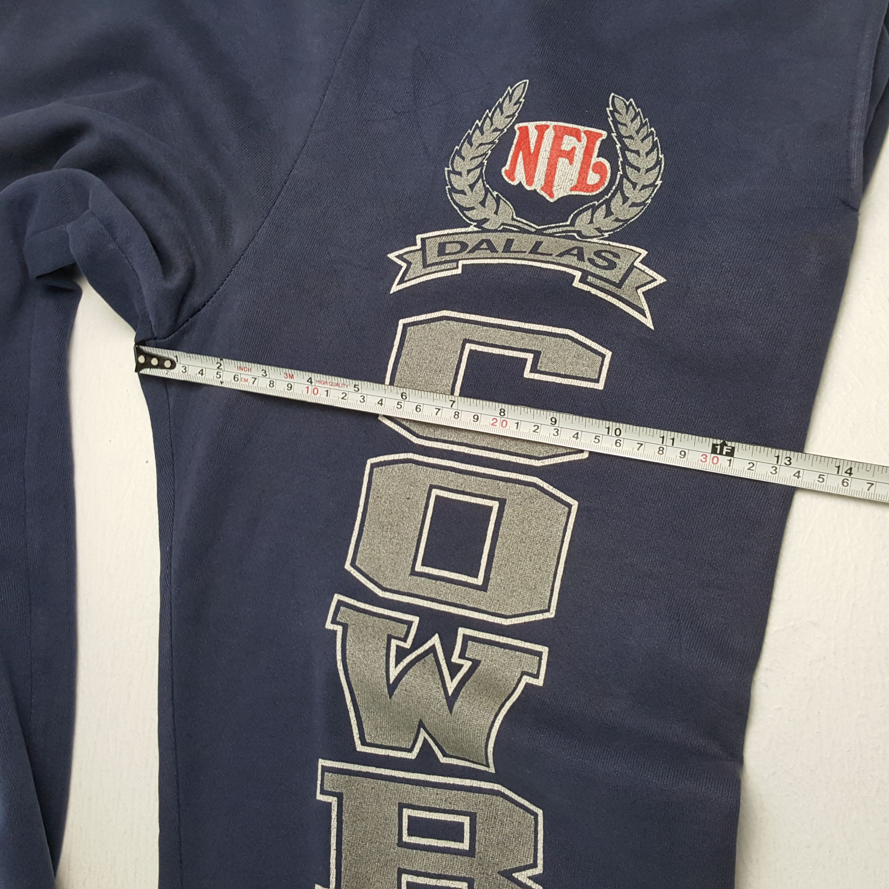 NFL × Vintage Vintage 90's NFL DALLAS COWBOYS American Football Sweatpants Size US 36 / EU 52 - 9 Thumbnail