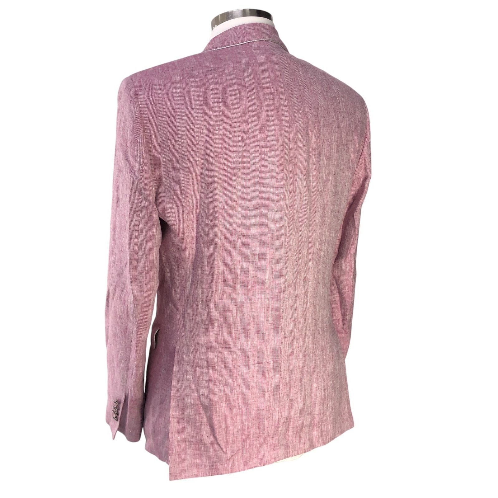 Tallia Tallia Size 38R Blazer Jacket Lavender Linen Kentucky Derby Size 38R - 8 Thumbnail