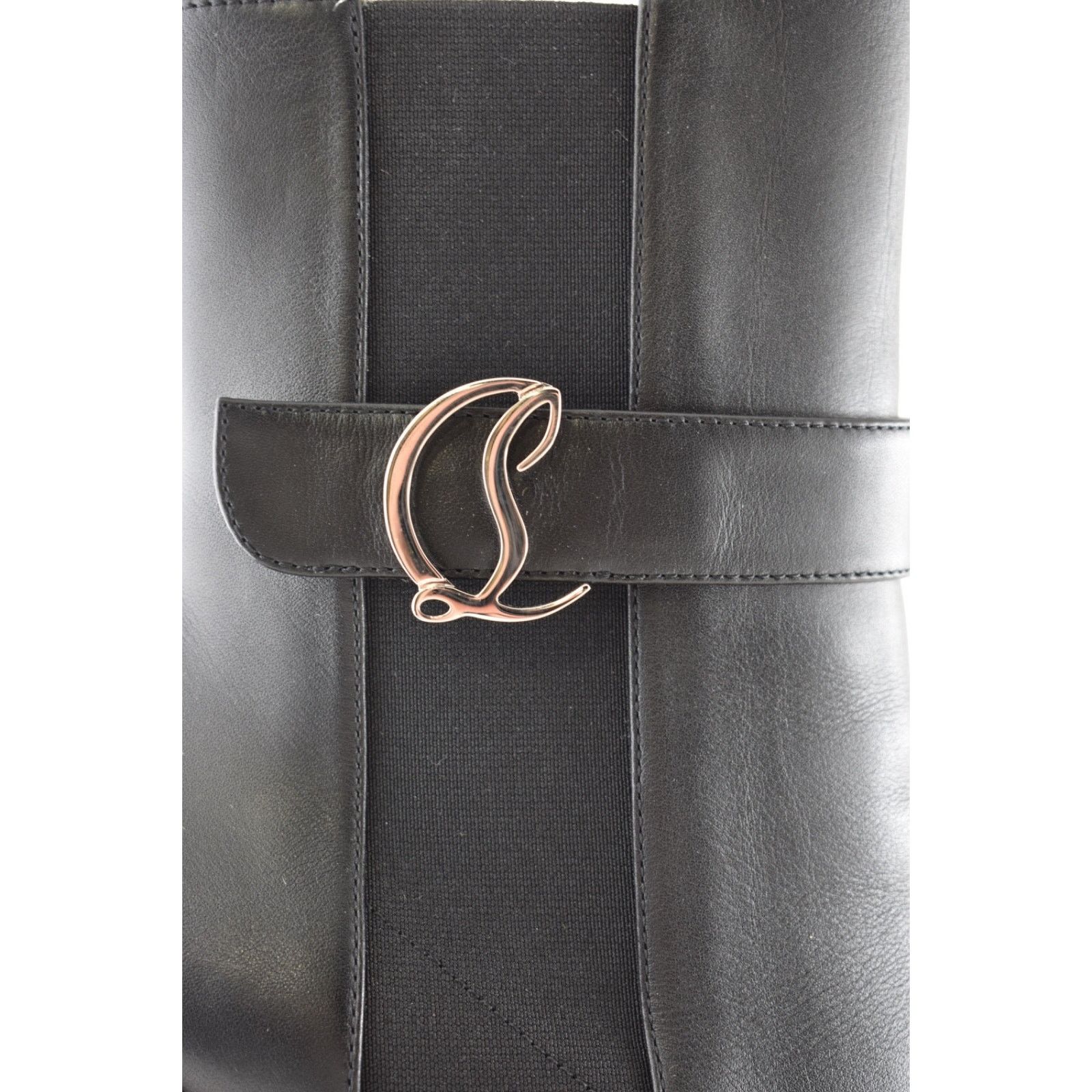 Christian Louboutin Christian Louboutin CL Chelsea Lug 100 Leather Ankle Boot 41 Size US 10 / IT 40 - 9 Thumbnail