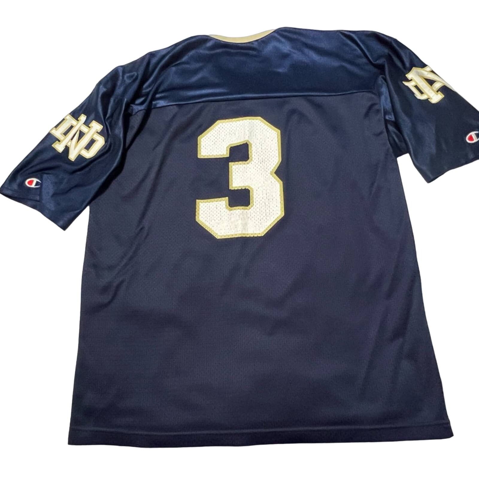 Champion Vintage EARLY 1990s Notre Dame Champion jersey MONTANA MIRER Size US XL / EU 56 / 4 - 2 Thumbnail