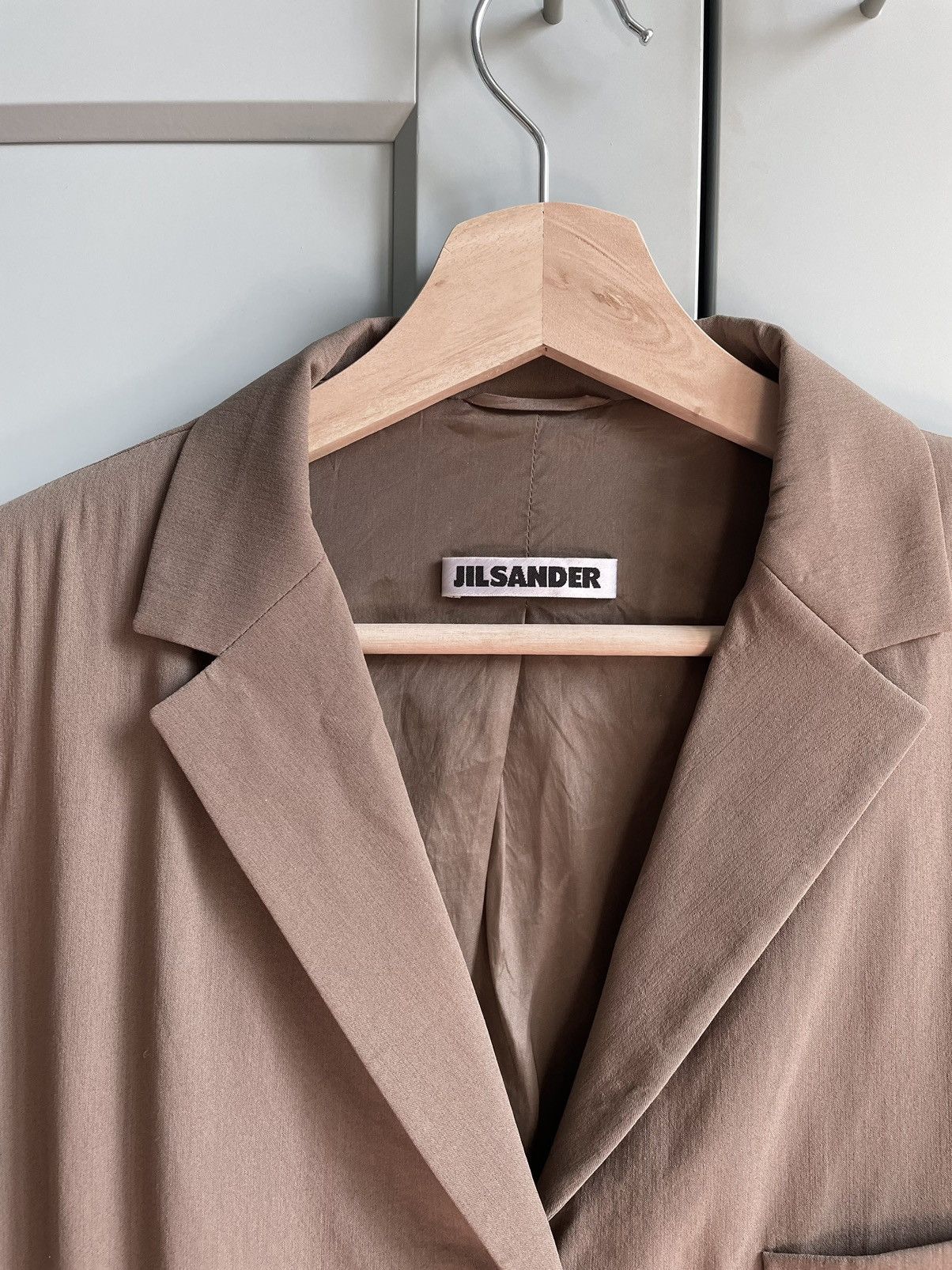 Jil Sander Vintage Brown Jil Sander Blazer Jacket Size L / US 10 / IT 46 - 2 Thumbnail