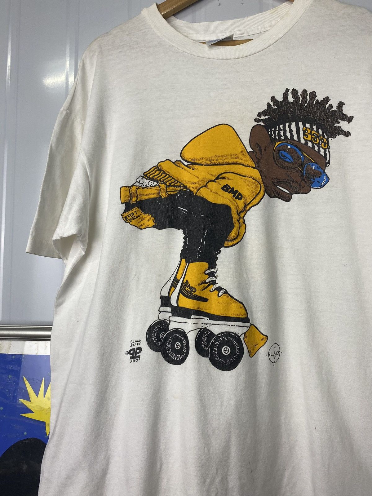 VERY RARE! Vintage 90s Skate Tees BMP Hookups Parody