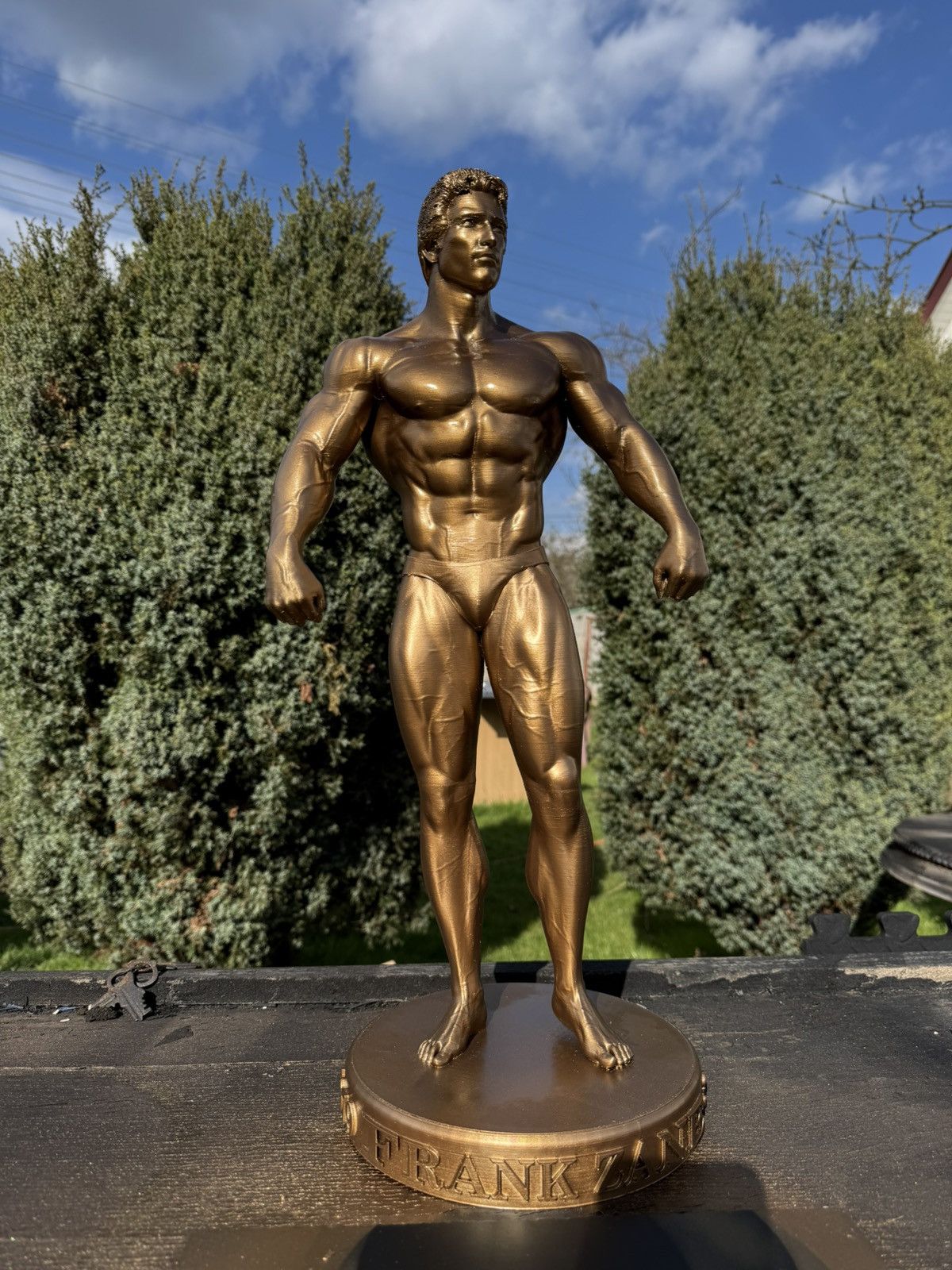 Other Gym statue Frank Zane Mr Olympia Bodybuilding 35cm Size ONE SIZE - 11 Thumbnail