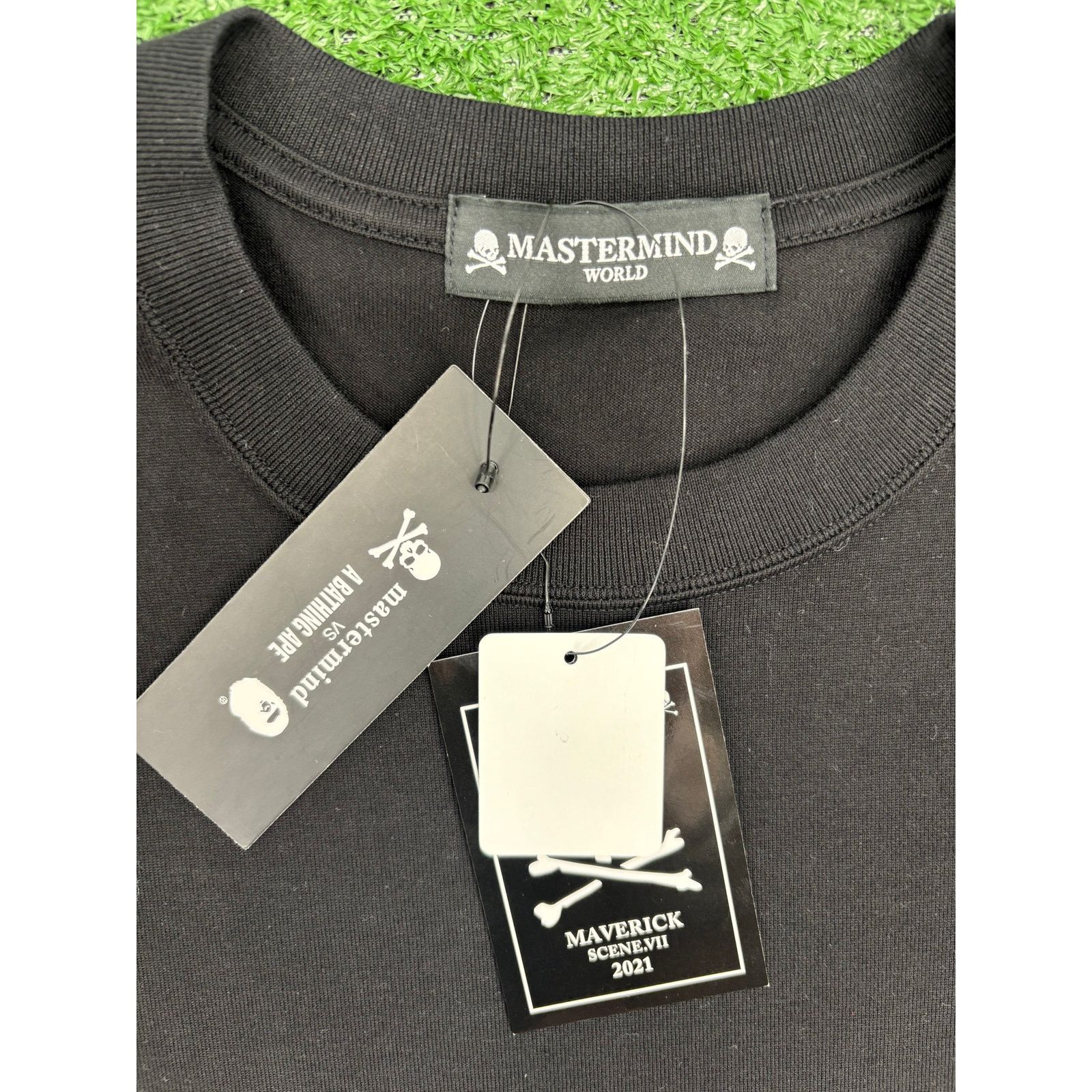 Mastermind Japan Mastermind World Boxed Logo L/S Black Shirt Size Medium Size M / US 6-8 / IT 42-44 - 5 Thumbnail