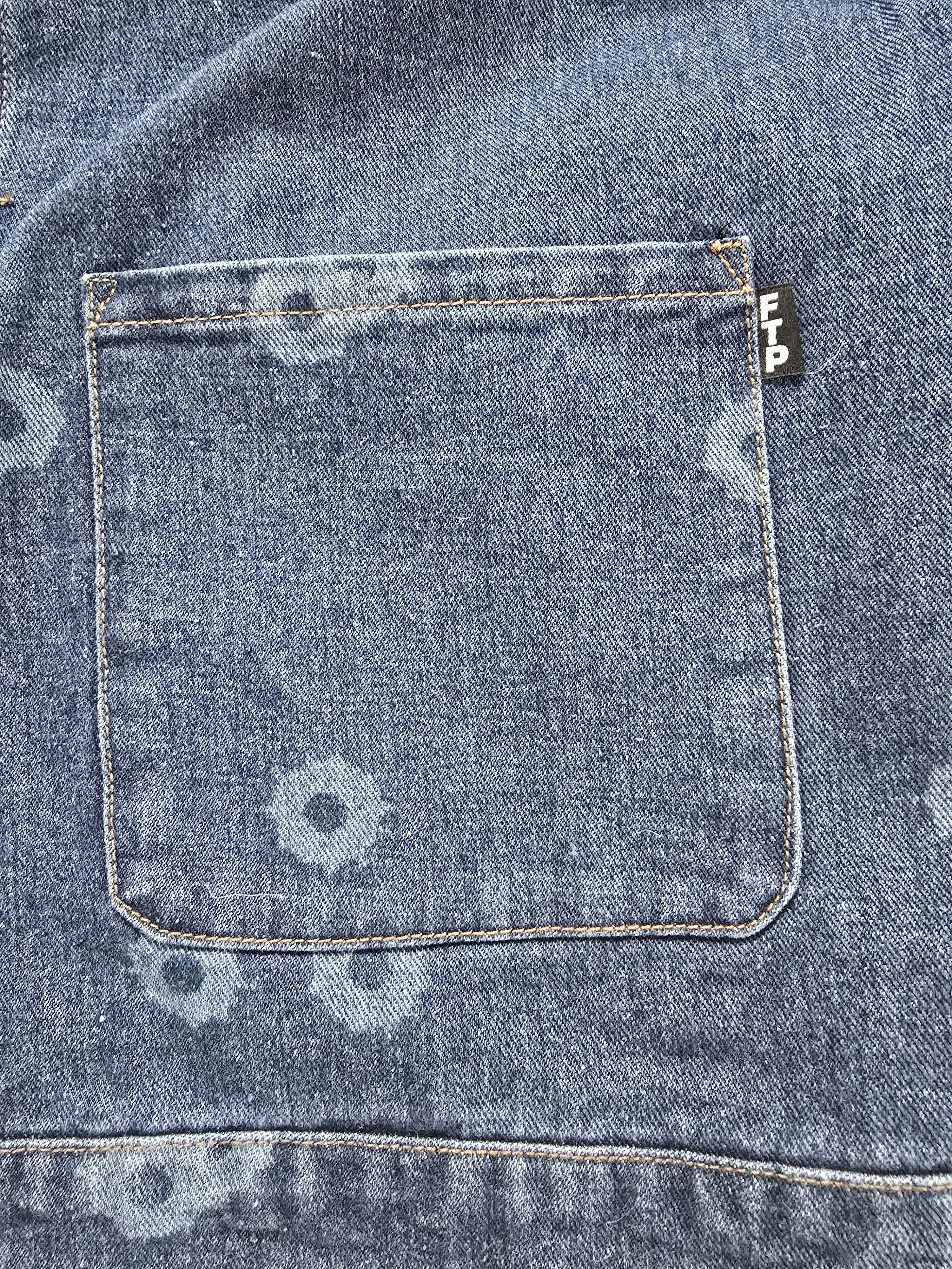 Fuck The Population FTP Bullet Hole Denim Jacket Size US S / EU 44-46 / 1 - 5 Thumbnail