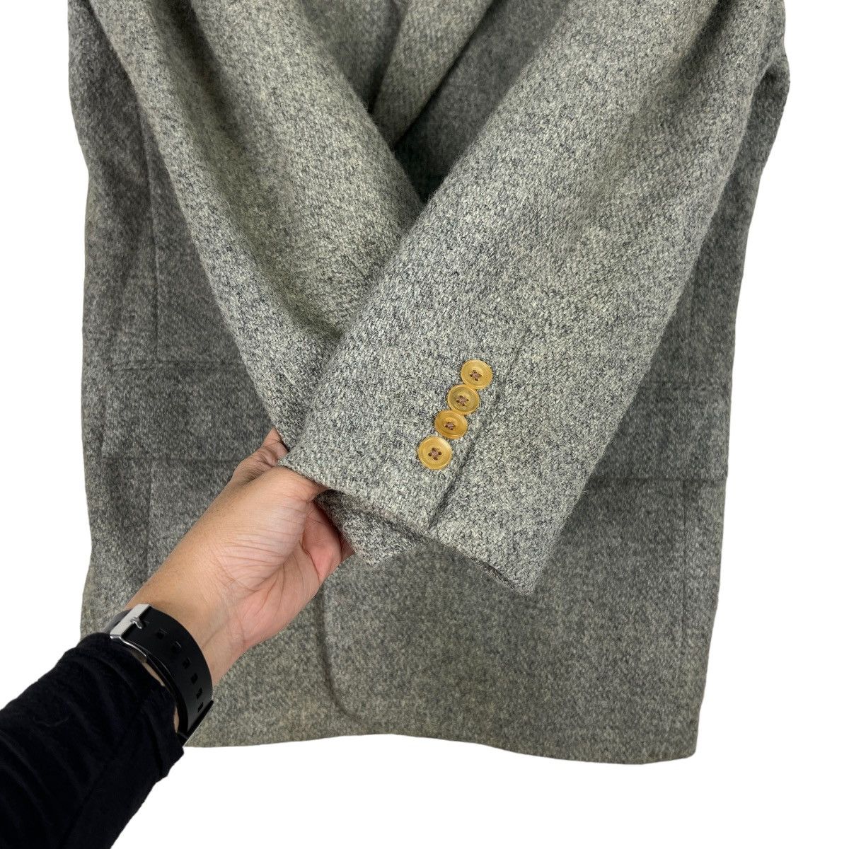 Harris Tweed 🔥 HARRIS TWEED X KENT WOOL COAT JACKET Size US L / EU 52-54 / 3 - 14 Thumbnail