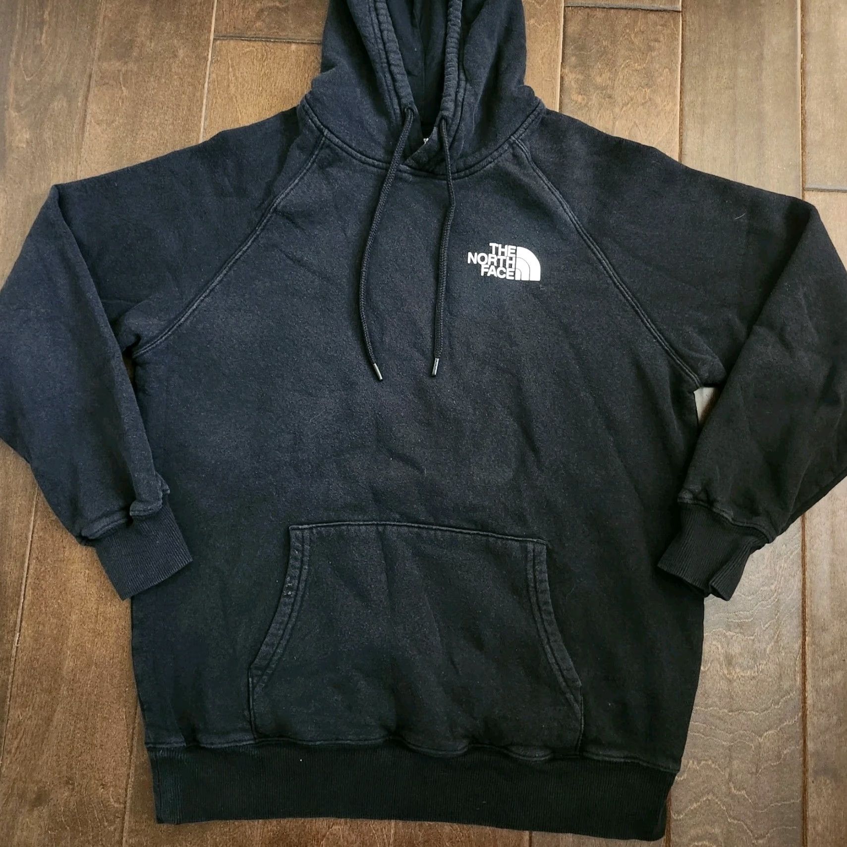 The North Face VINTAGE not applicable The North Face Womens Black Pullover Hoodie Logo Sweatshirt Large Size L / US 10 / IT 46 - 3 Thumbnail
