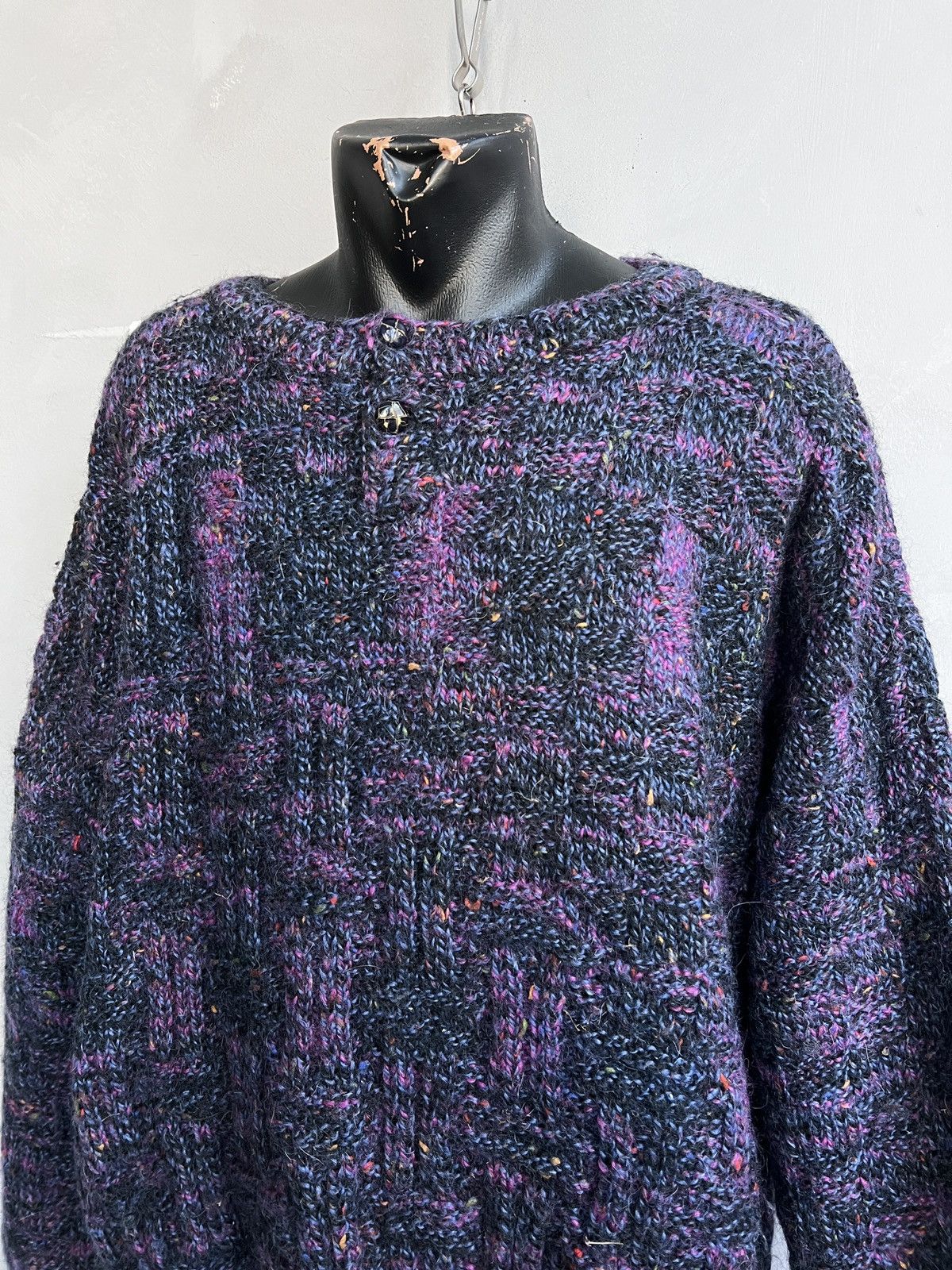 Valentino Valentino vintage sweater purple knitted coogi style y2k Size US M / EU 48-50 / 2 - 2 Thumbnail