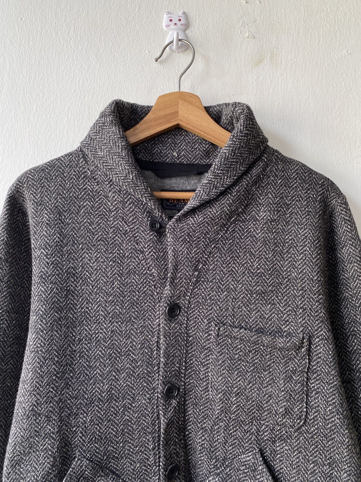 Beams Plus 2000s - Beams Plus Japan Wool Chore Jacket Size US M / EU 48-50 / 2 - 5 Thumbnail