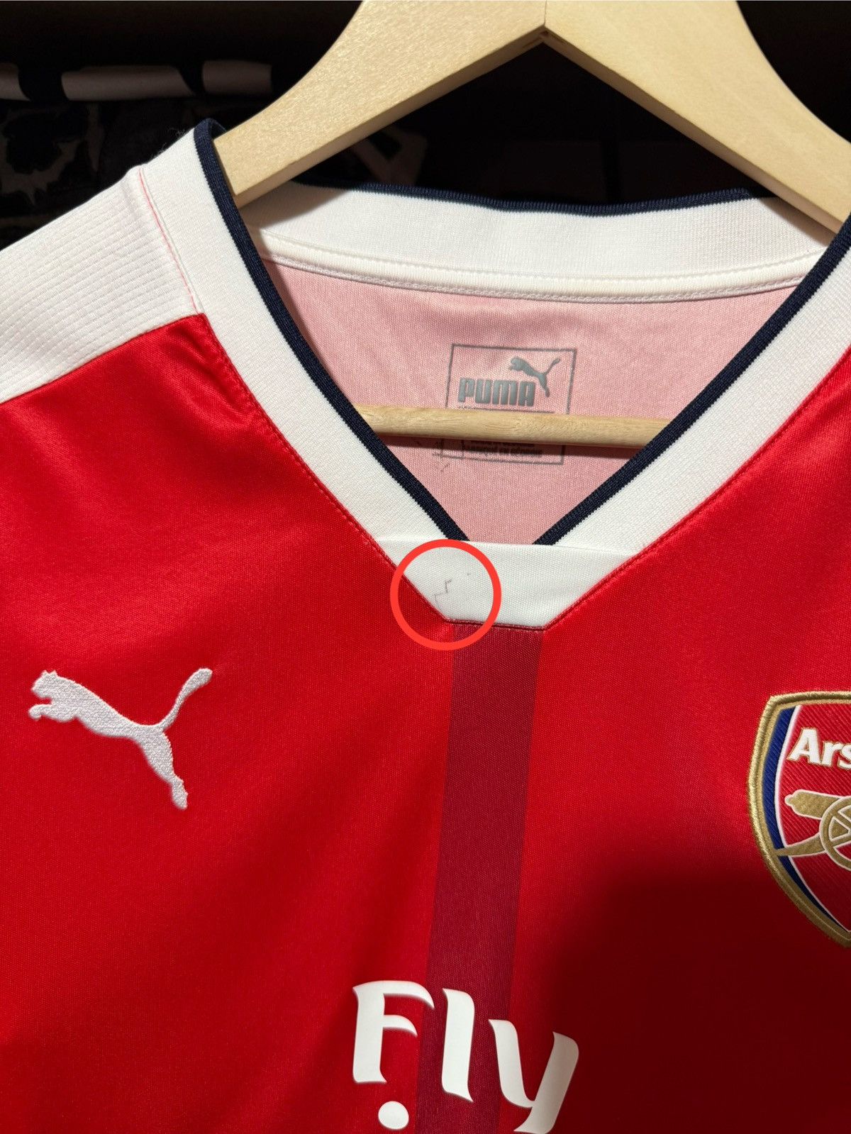 Puma Puma Arsenal 2016 2017 Home Football Soccer Jersey Size US L / EU 52-54 / 3 - 12 Thumbnail