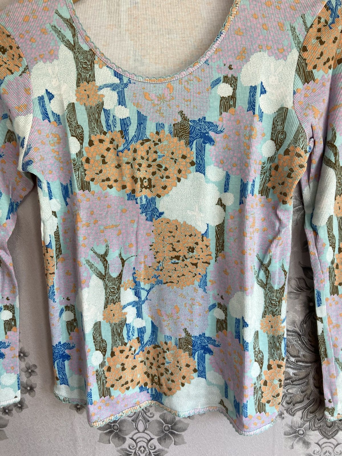 Issey Miyake Ne-Net By Issey Miyake Tree Pattern Long Sleeve Size US M / EU 48-50 / 2 - 2 Thumbnail