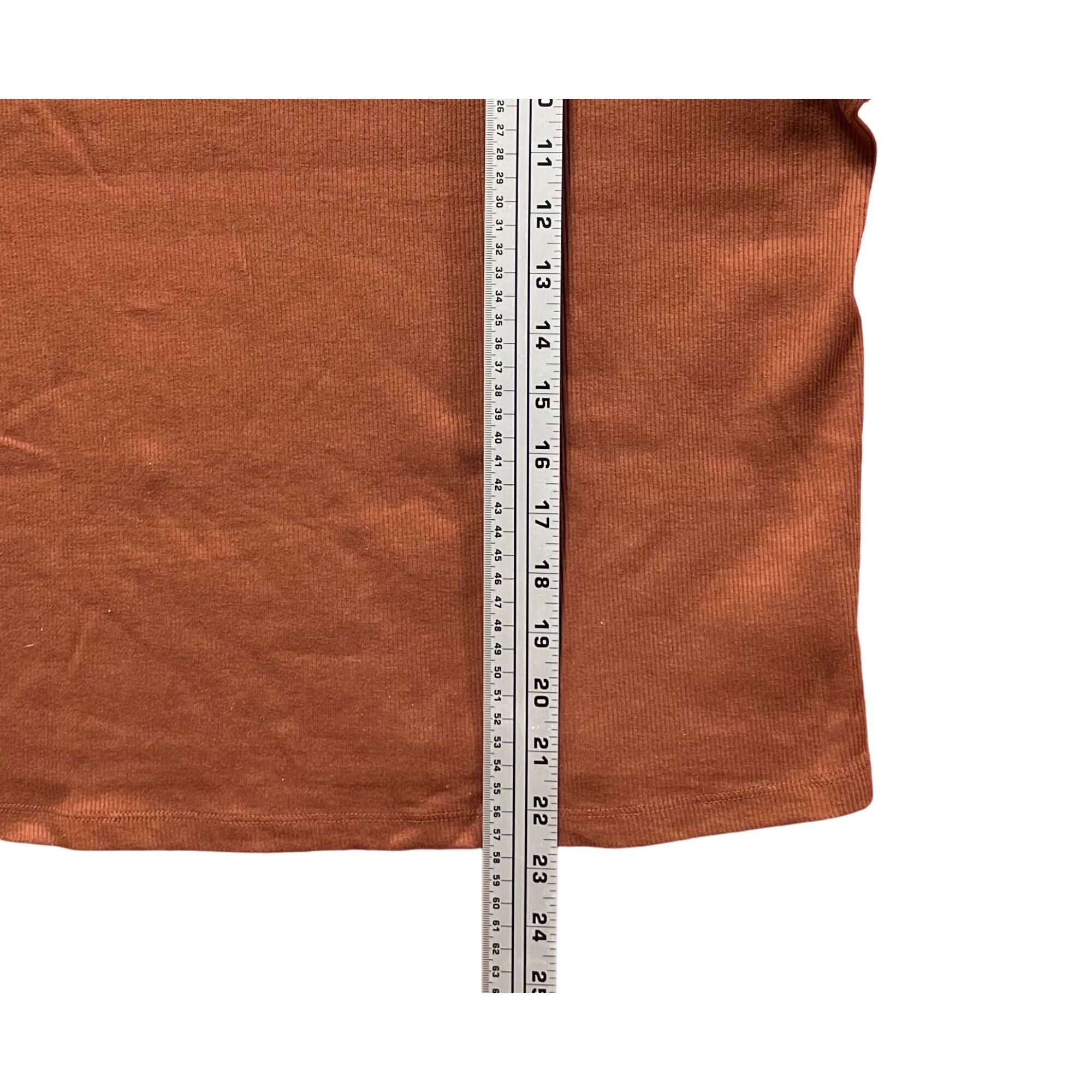 Other Wild Fable - Women's Round Neck Short Sleeve T-Shirt - Brown Size XXL / US 16-18 / IT 52-54 - 6 Thumbnail