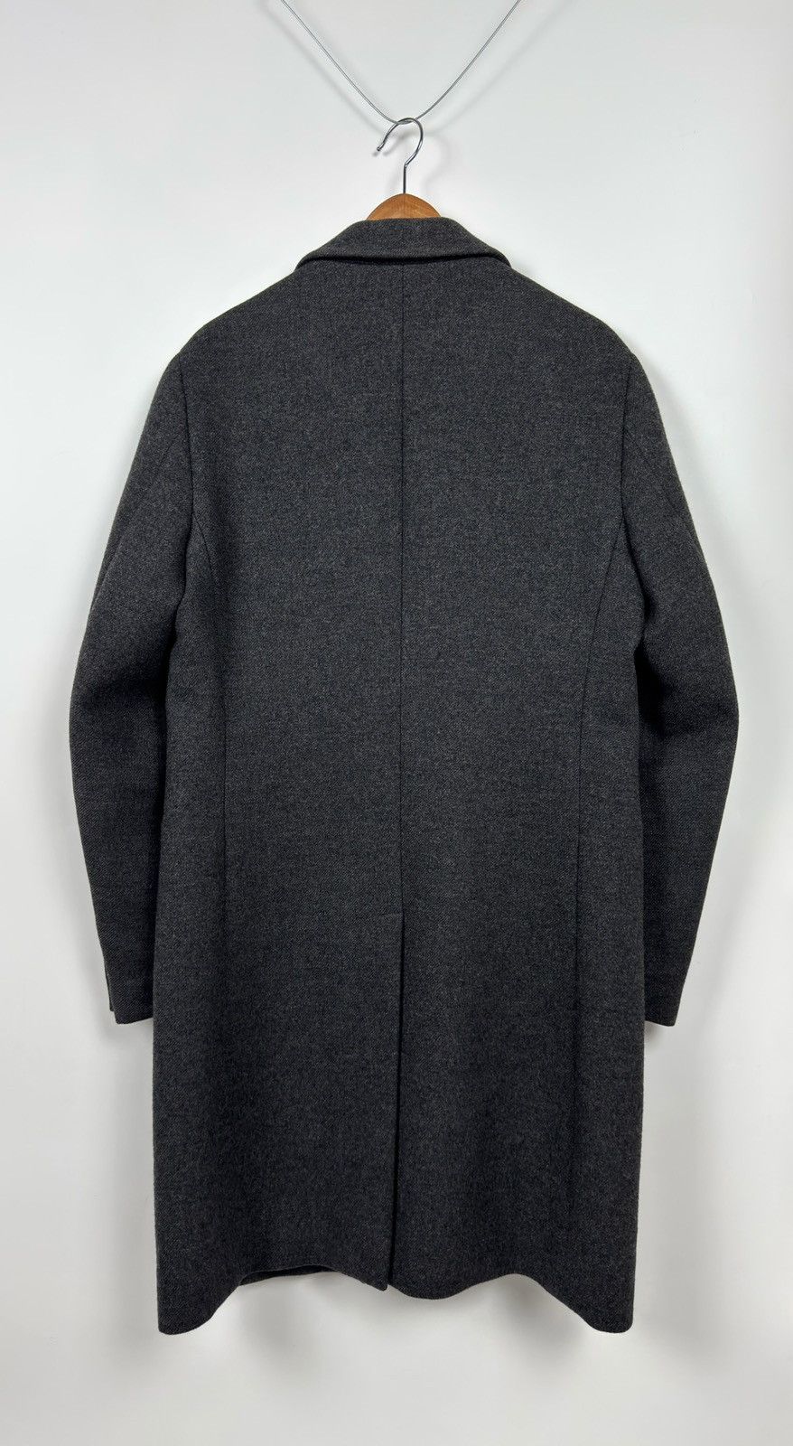 Hermes Hermes Heavy Wool Black-Grey Coat Size US M / EU 48-50 / 2 - 10 Thumbnail