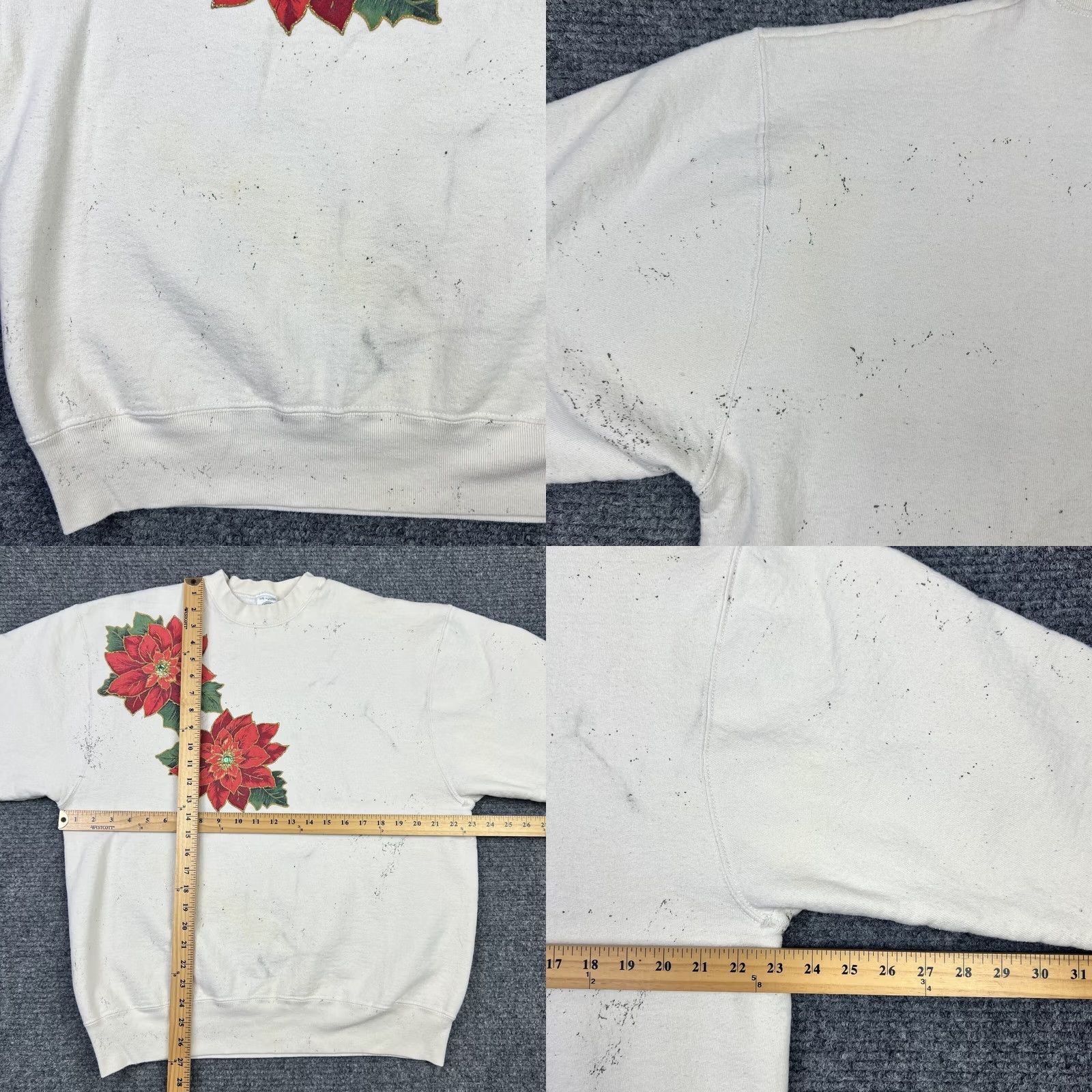 Vintage VINTAGE MunsingWear Sweatshirt Christmas 90s Crewneck Adult Large Beige Size US L / EU 52-54 / 3 - 8 Thumbnail